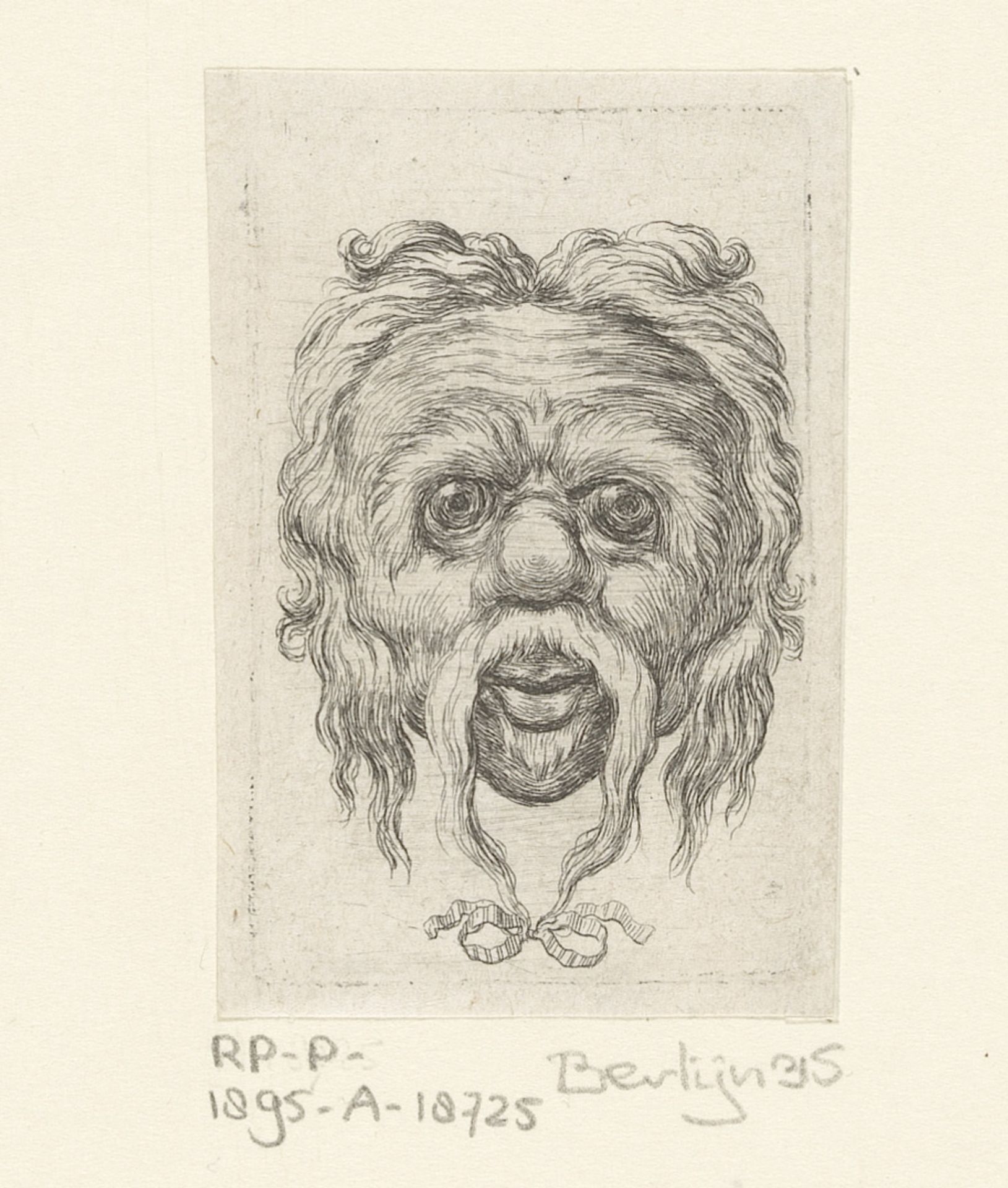 Masker met snor by François Chauveau