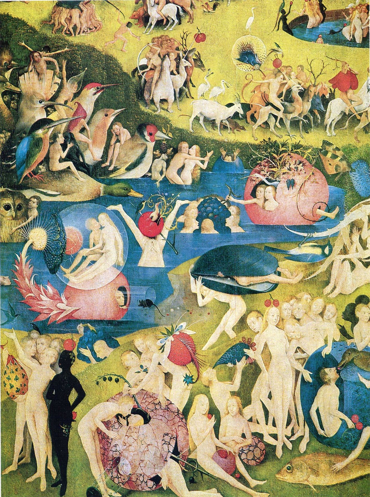 The Garden of Earthly Delights  (detail) by Hieronymus Bosch