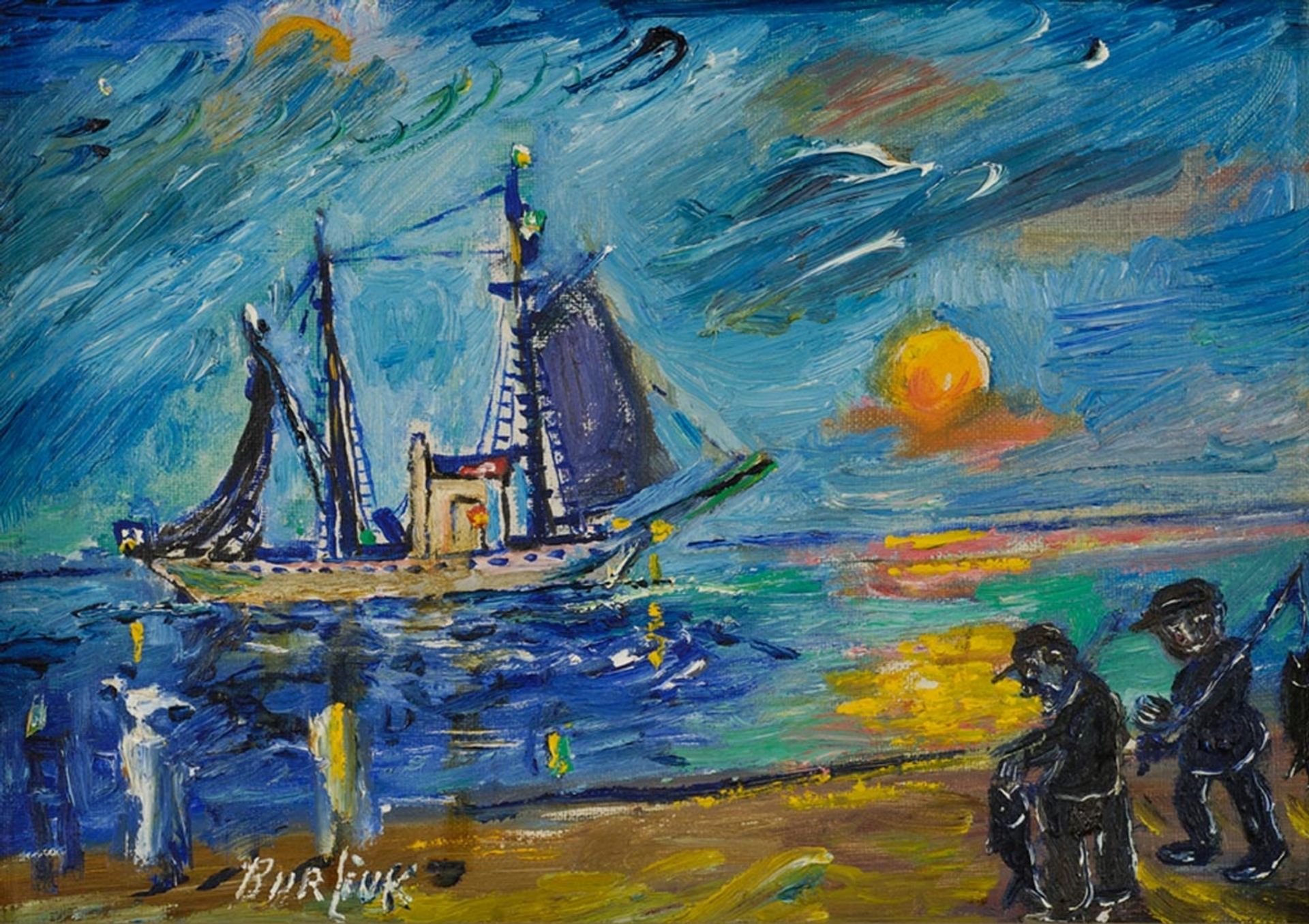 Fishermen by David Burliuk
