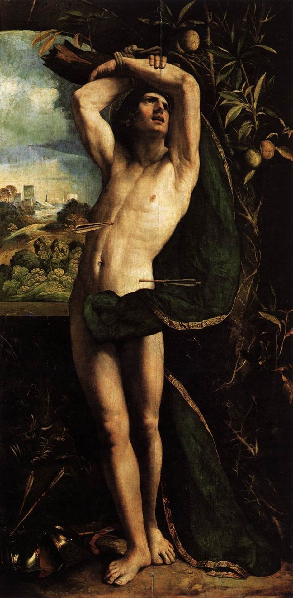 St Sebastian by Dosso Dossi