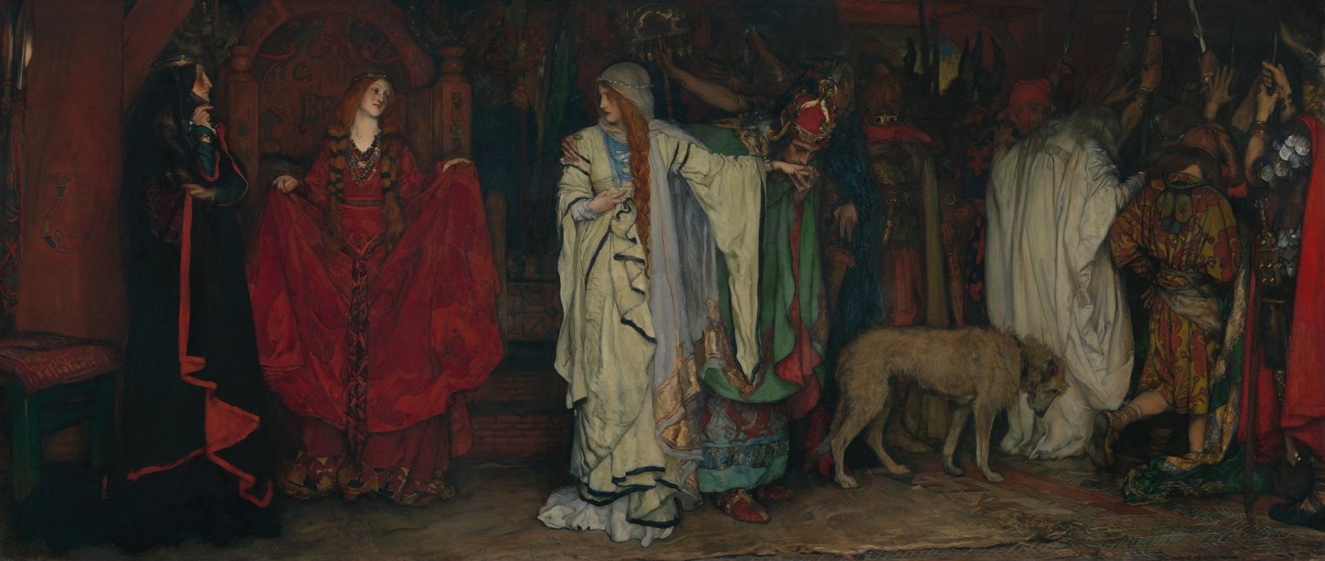 ‘King Lear,’ Act I, Scene I by Edwin Austin Abbey