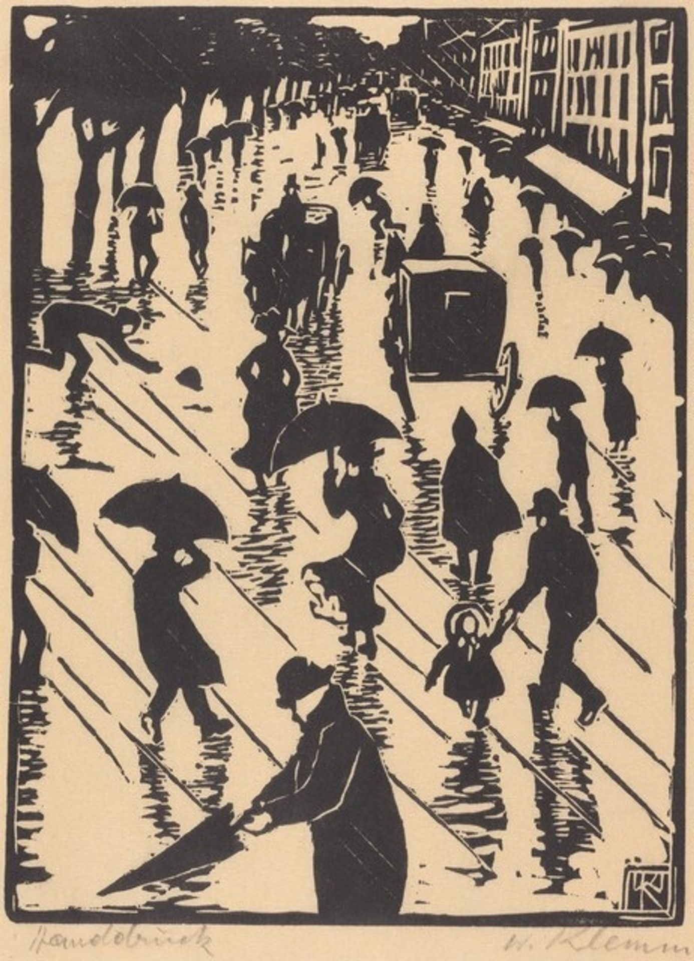 The Shower by Walther Klemm