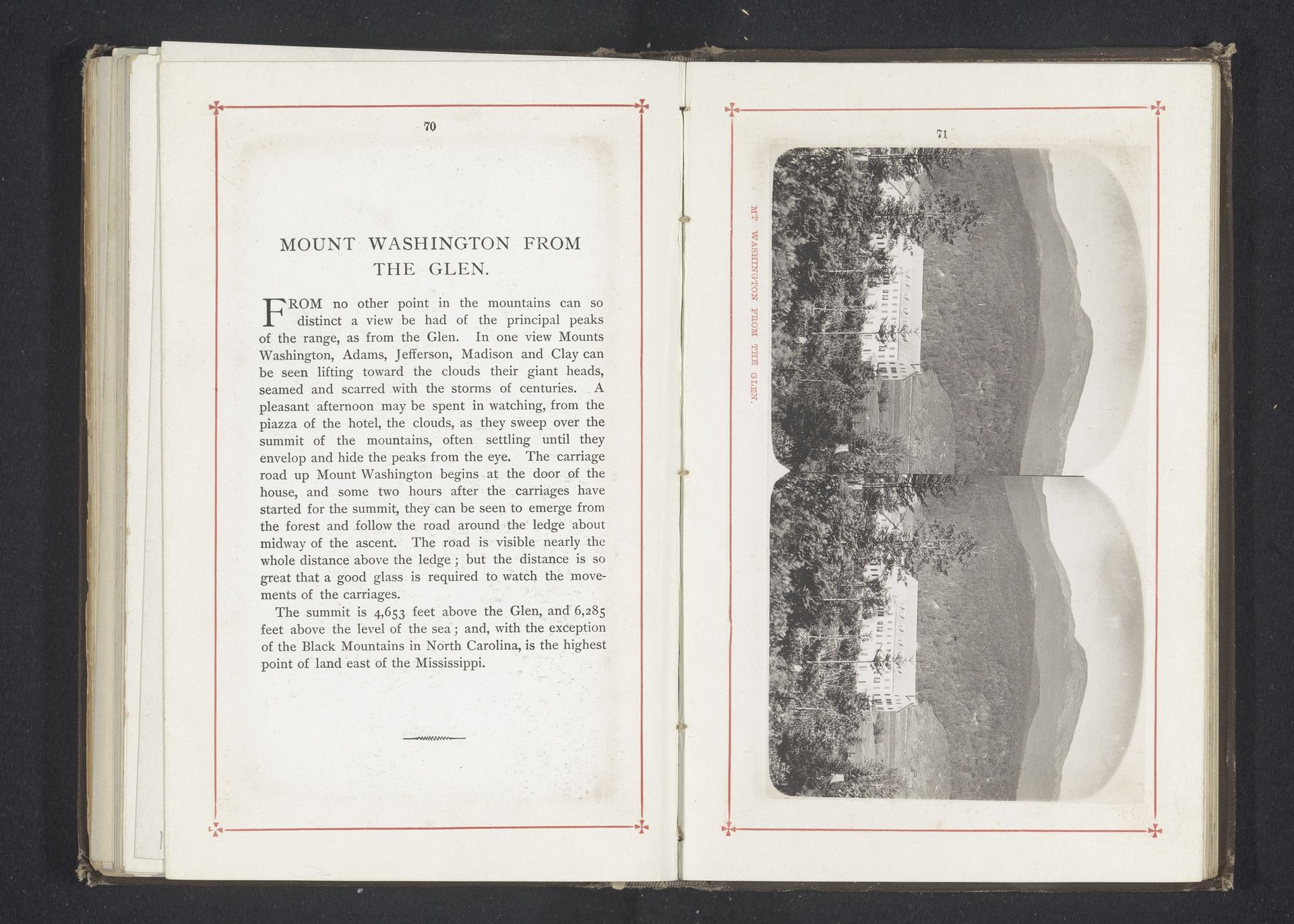 Gezicht op Mount Washington by Bierstadt Brothers