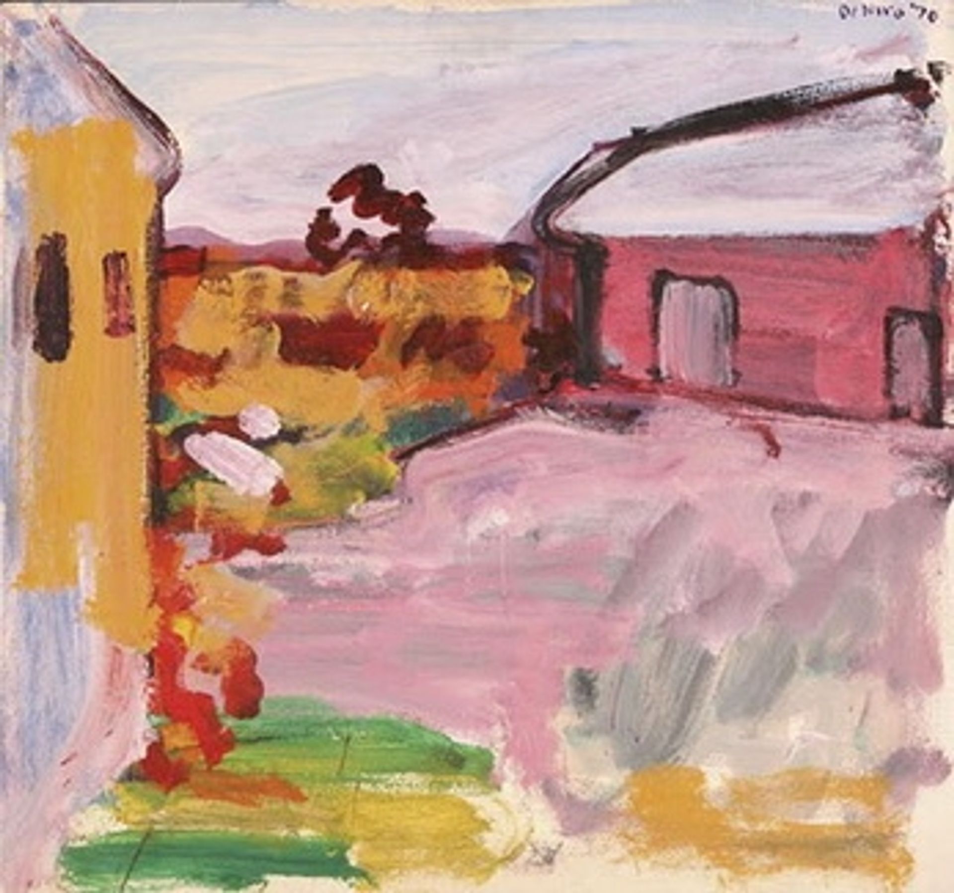 Landscape with Houses by Robert De Niro, Sr.