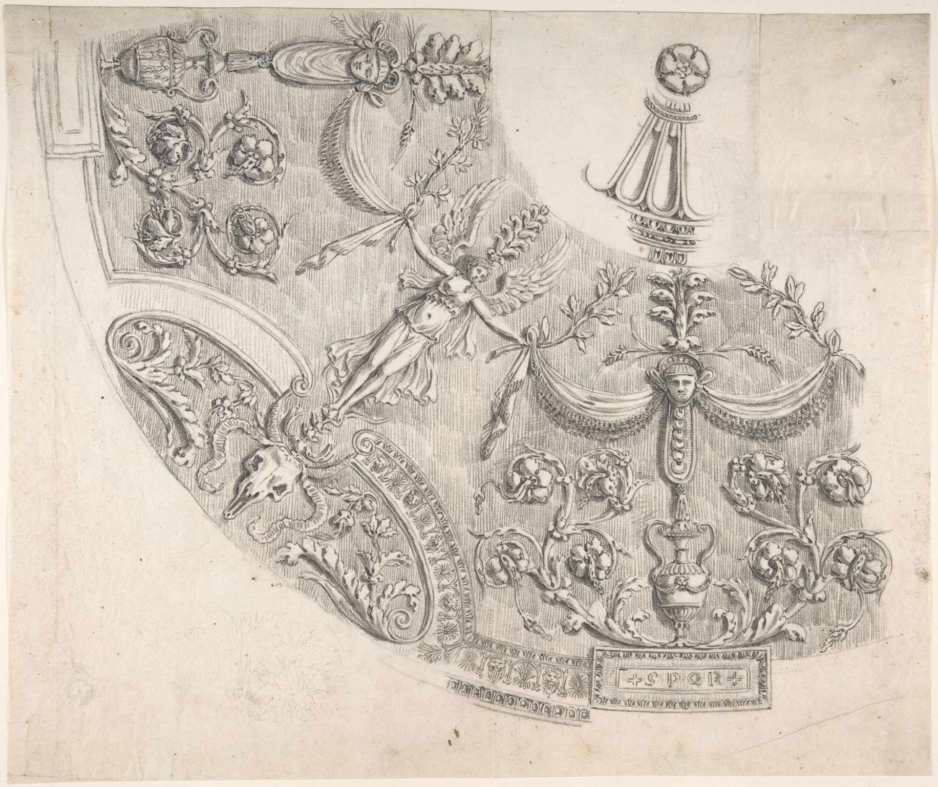 Segment of Circular Celing Vault, Palazzo Mattei, Rome by Thomas Hardwick
