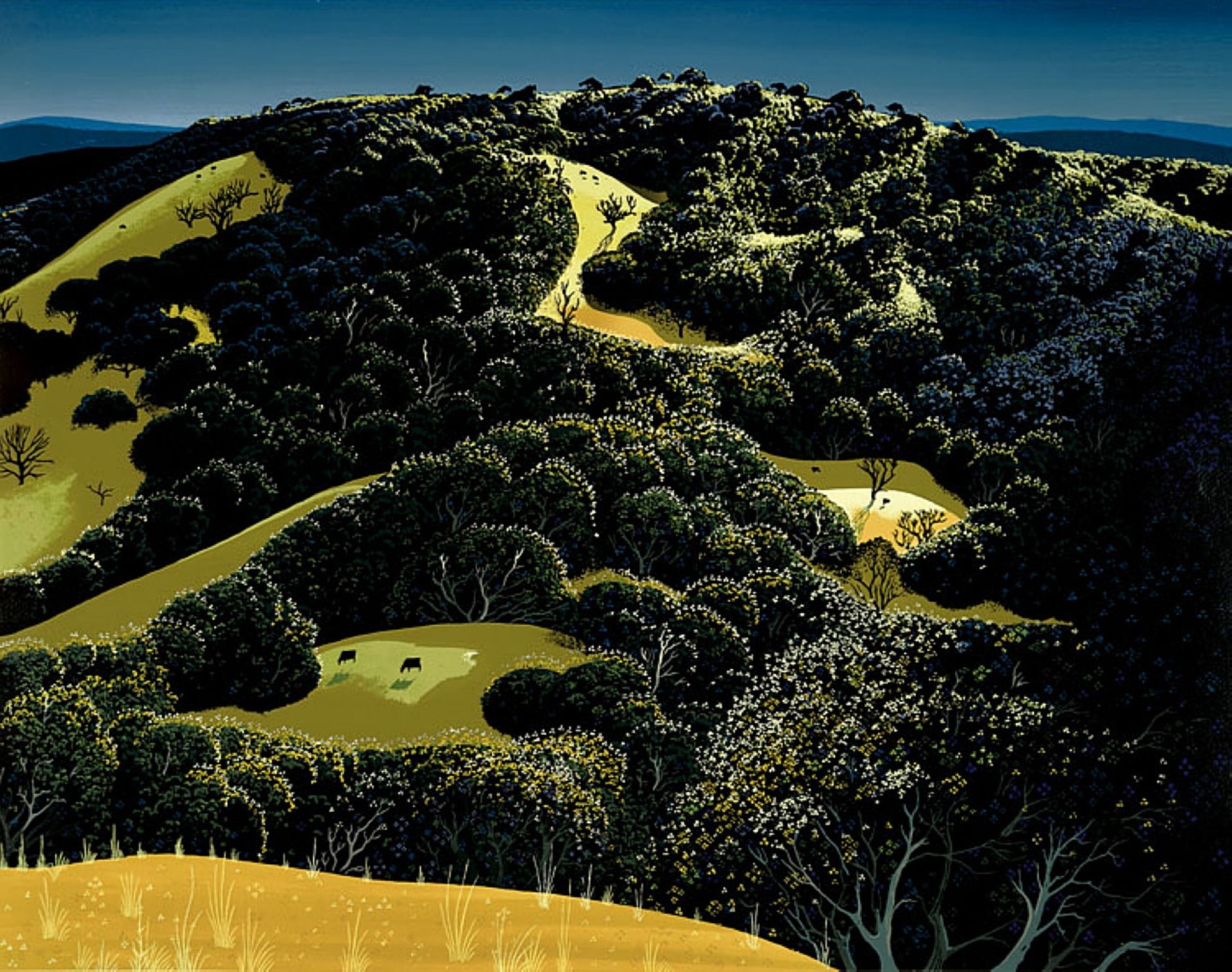 Santa Ynez Valley by Eyvind Earle