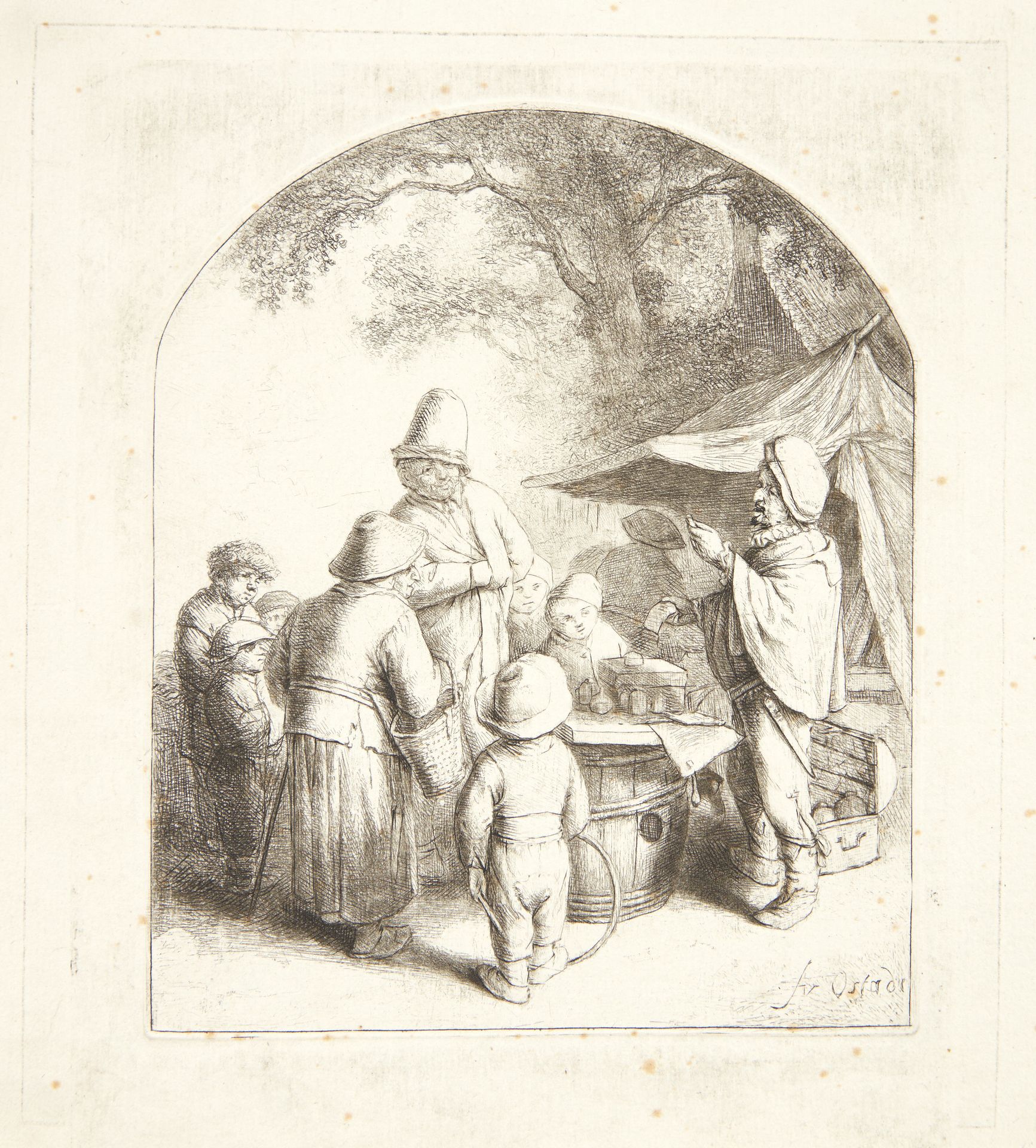 Kvaksalveren by Adriaen van Ostade