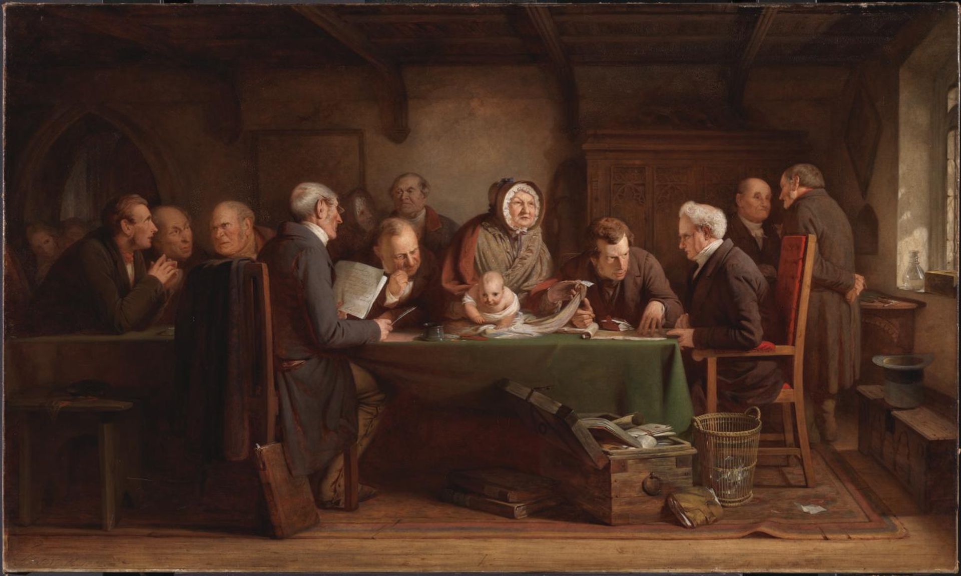 The Foundling by  George Bernard O'Neill