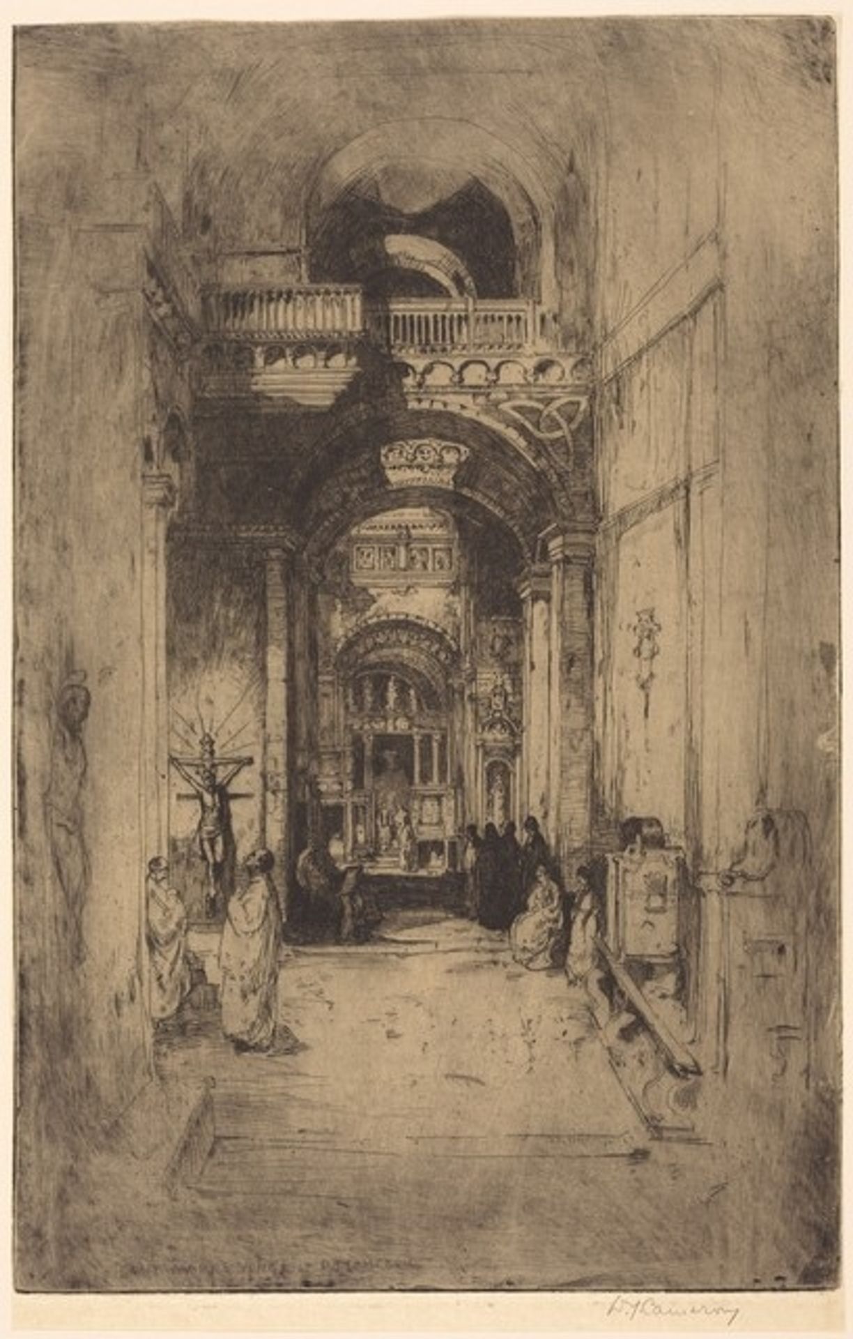 Saint Mark's Venice, No. 1 by David Young Cameron