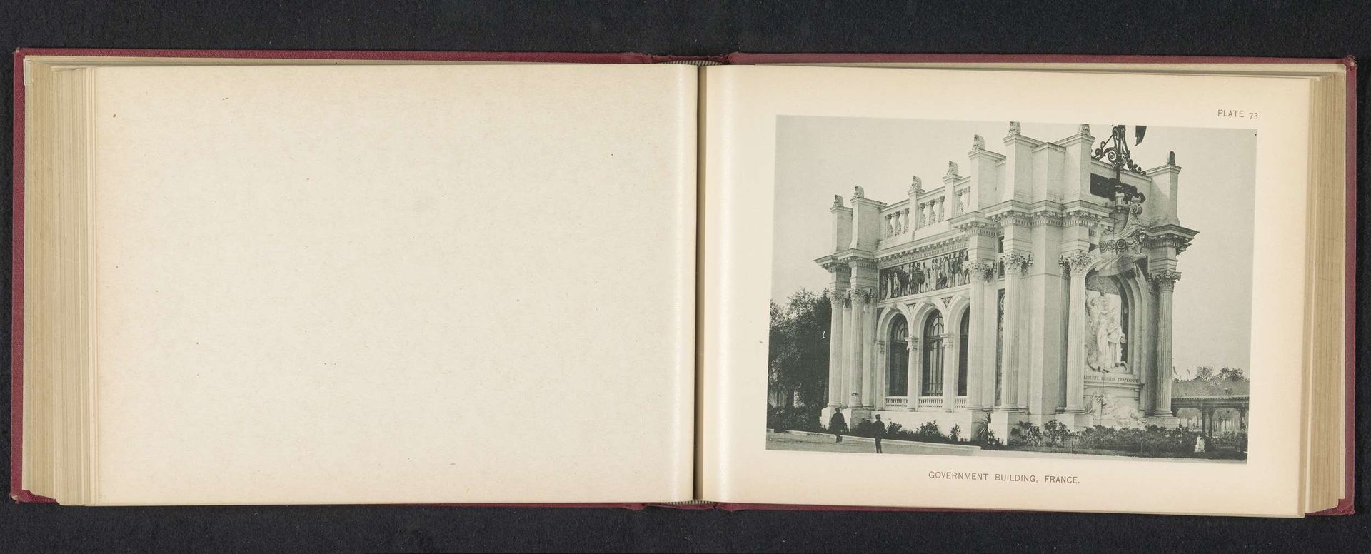 Gebouw van Frankrijk op de World's Columbian Exposition in Chicago in 1893 by Charles Dudley Arnold