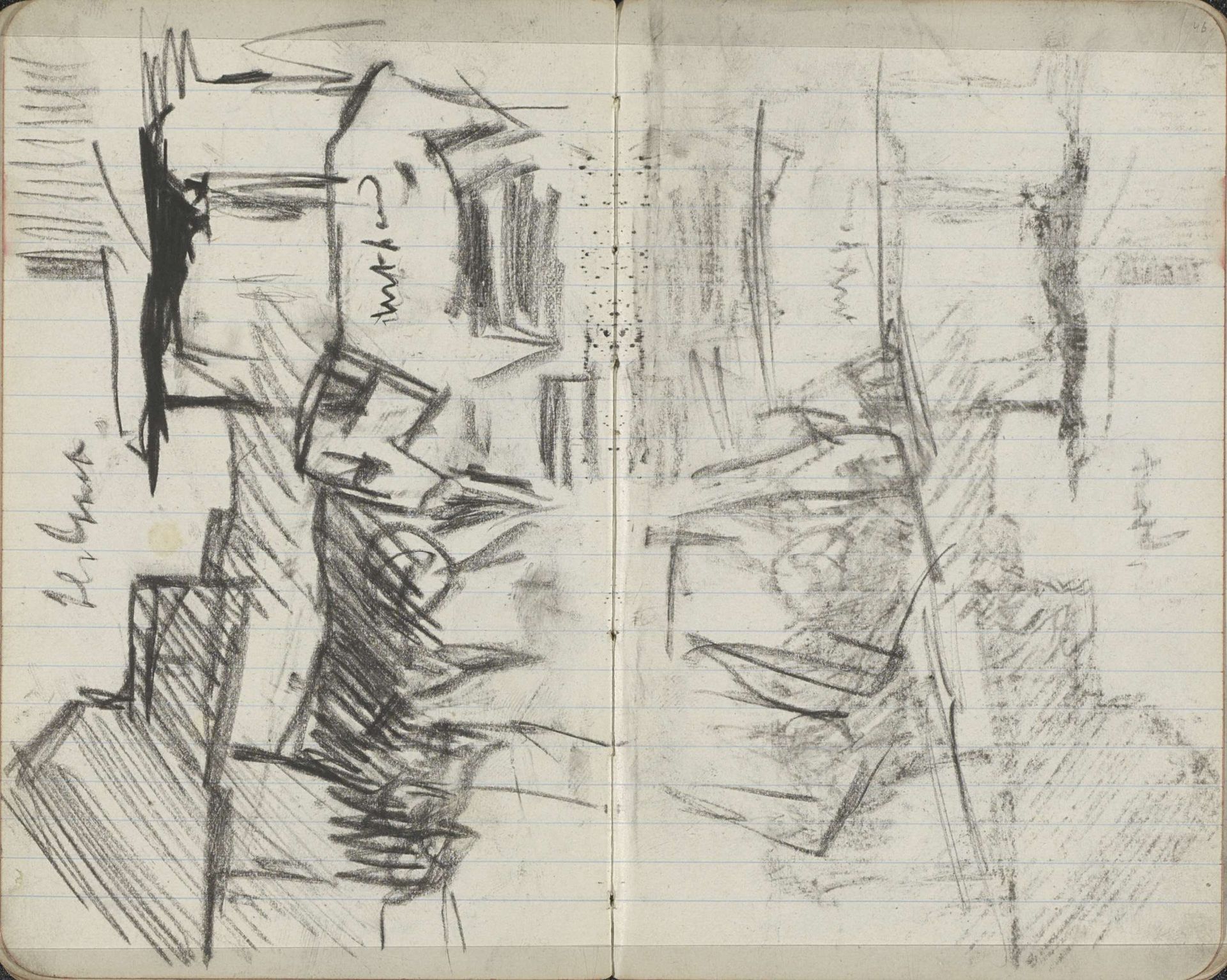 Trampaarden op de Dam te Amsterdam by George Hendrik Breitner