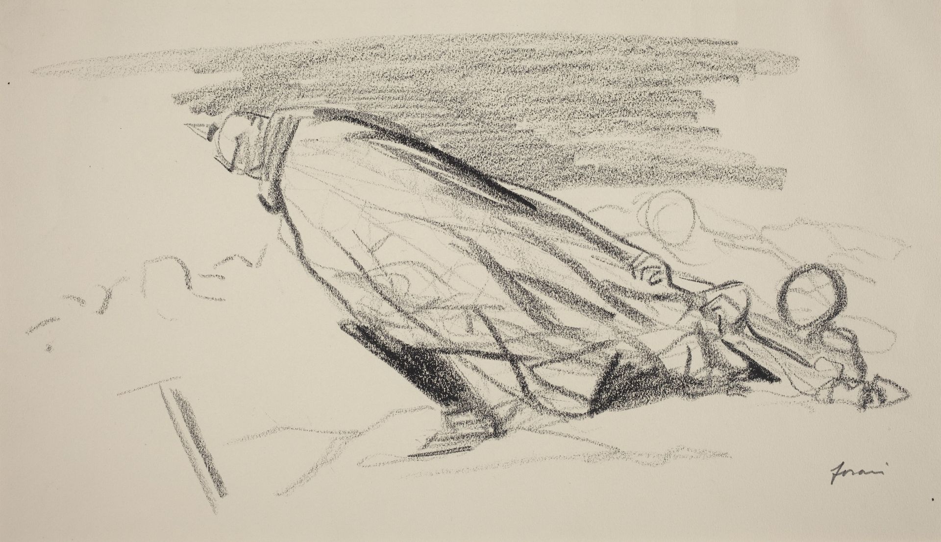 Ceux de la premiere heure.  "Sire! ou en somme-nous de "la guerre fraiche et joyeuse"? ..." by Jean-Louis Forain