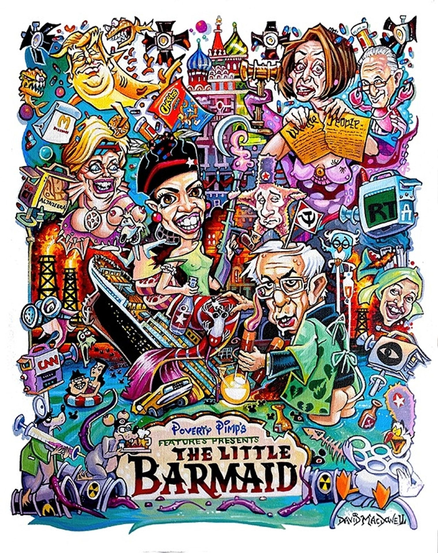 The Little Barmaid by Dave Macdowell