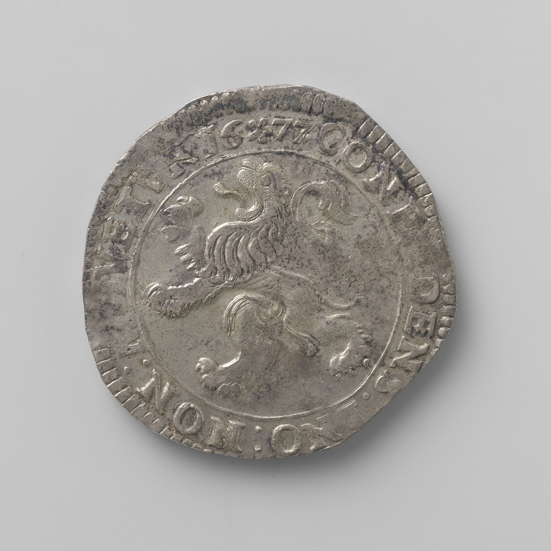 Overijsselse leeuwendaalder, 1677 by Provincie Overijssel