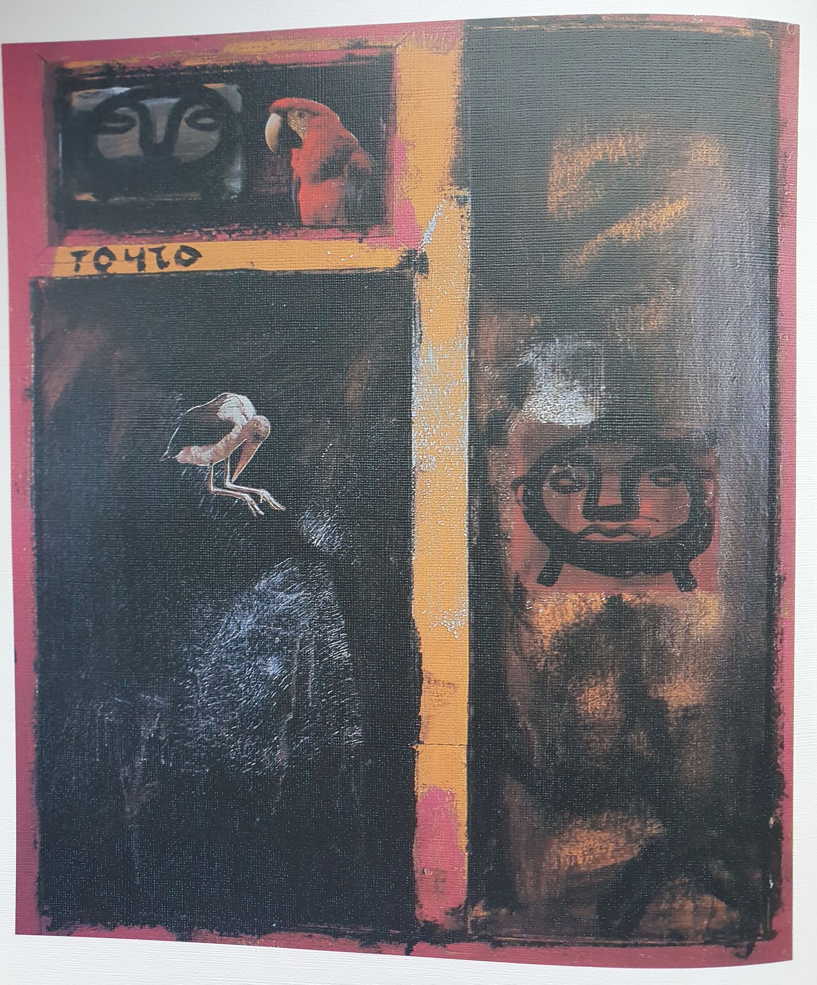 The death of the tractor operator (front side) by Oleg Holosiy