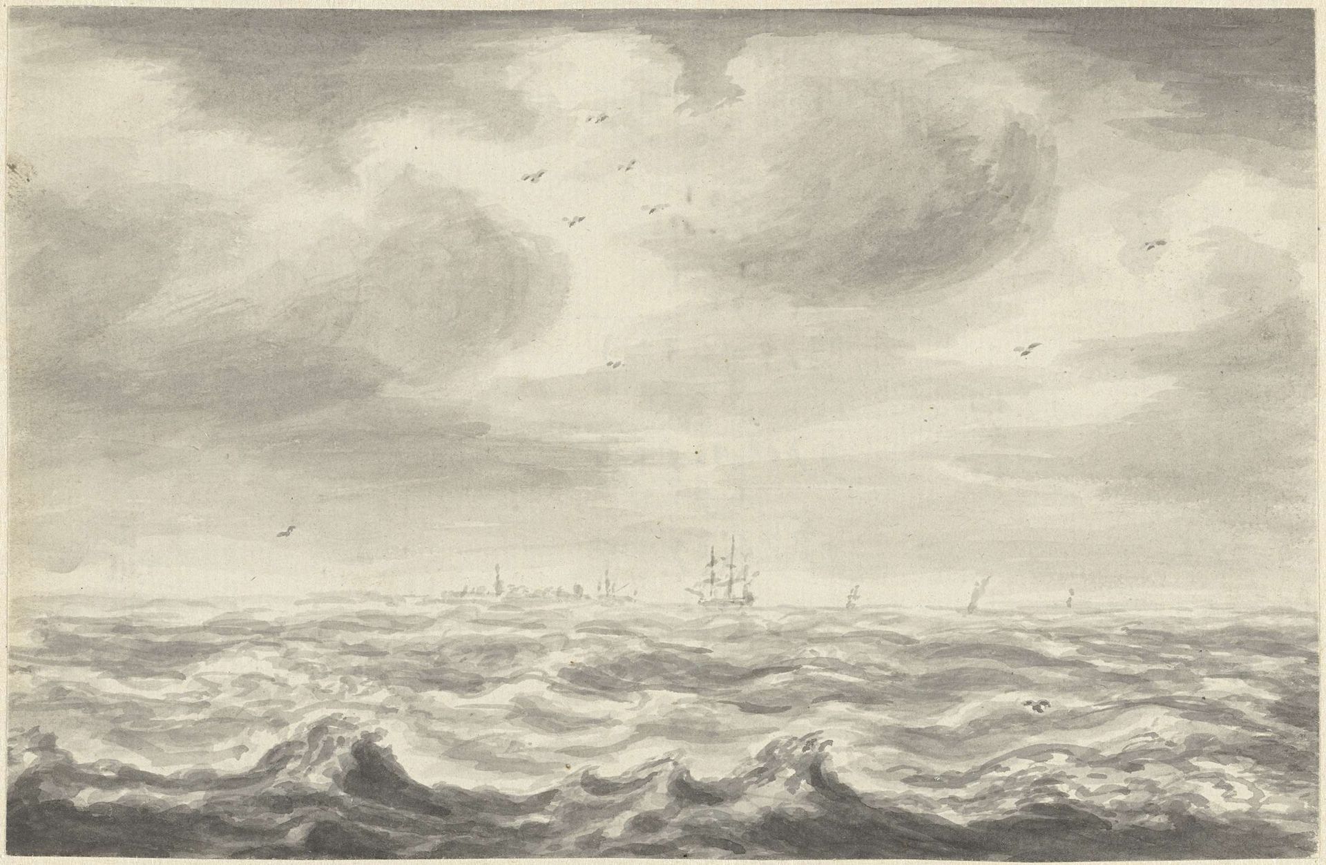 Zeegezicht by Pieter Idserts