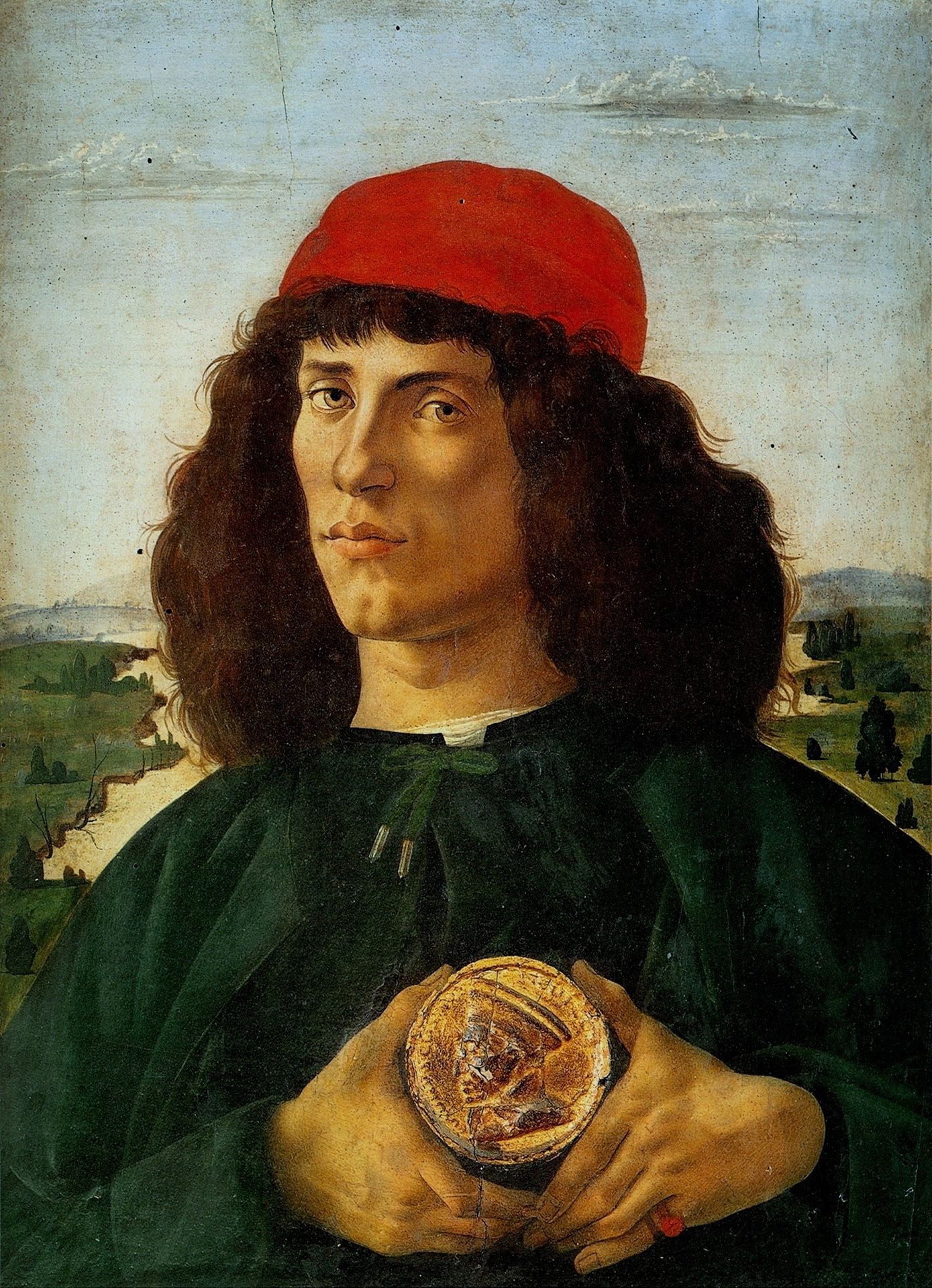 Portrait of a Man with the Medal of Cosimo by Sandro Botticelli