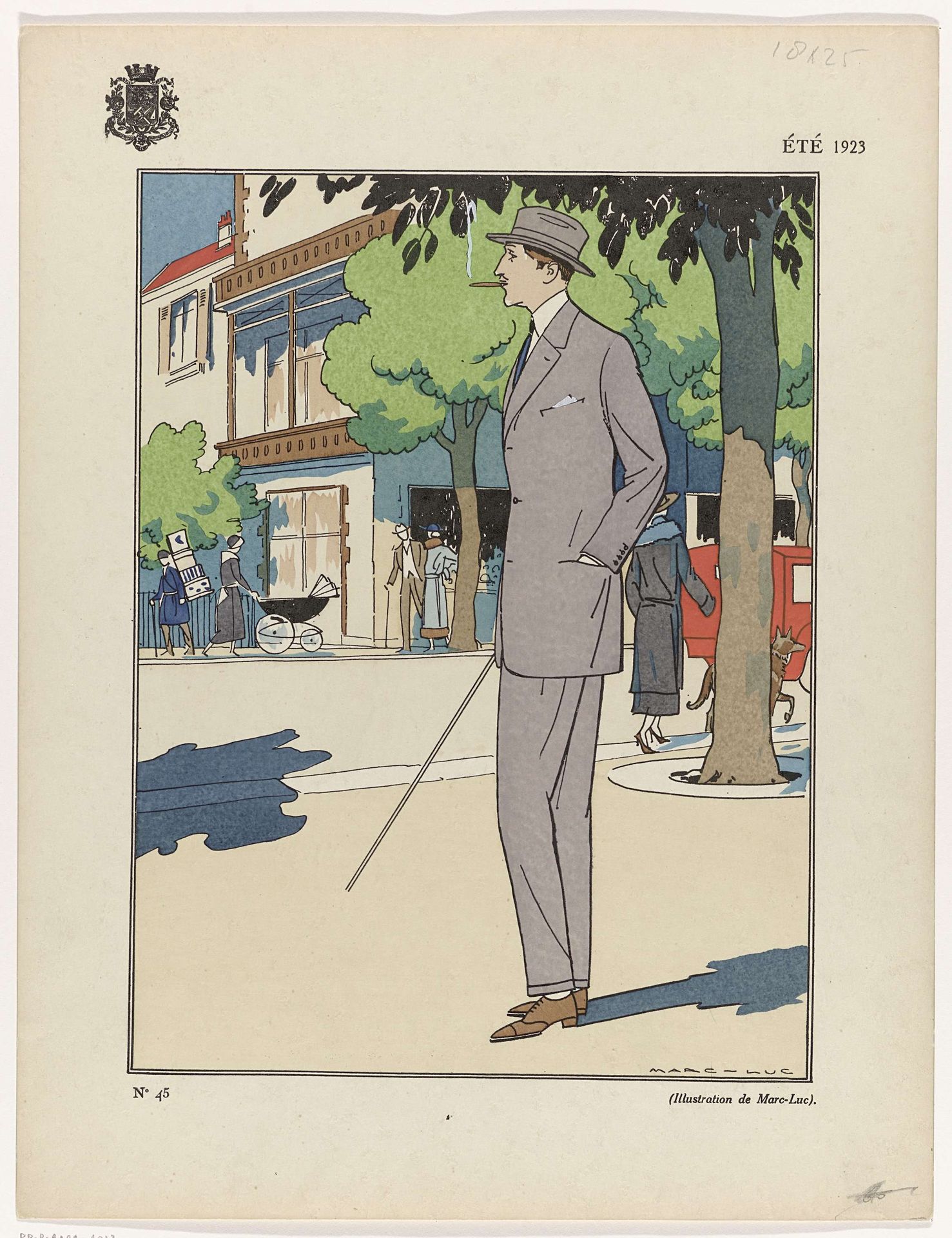 Été 1923, No. 45 : Illustration de Marc-Luc by Marc-Luc