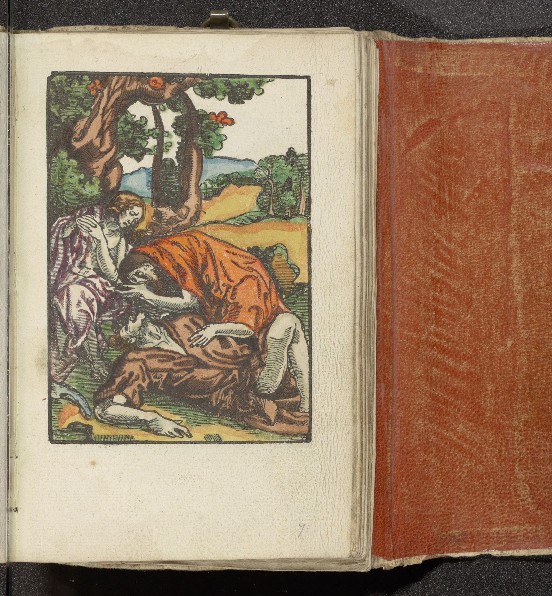 Adam en Eva bewenen de dode Abel by Jan Wellens de Cock