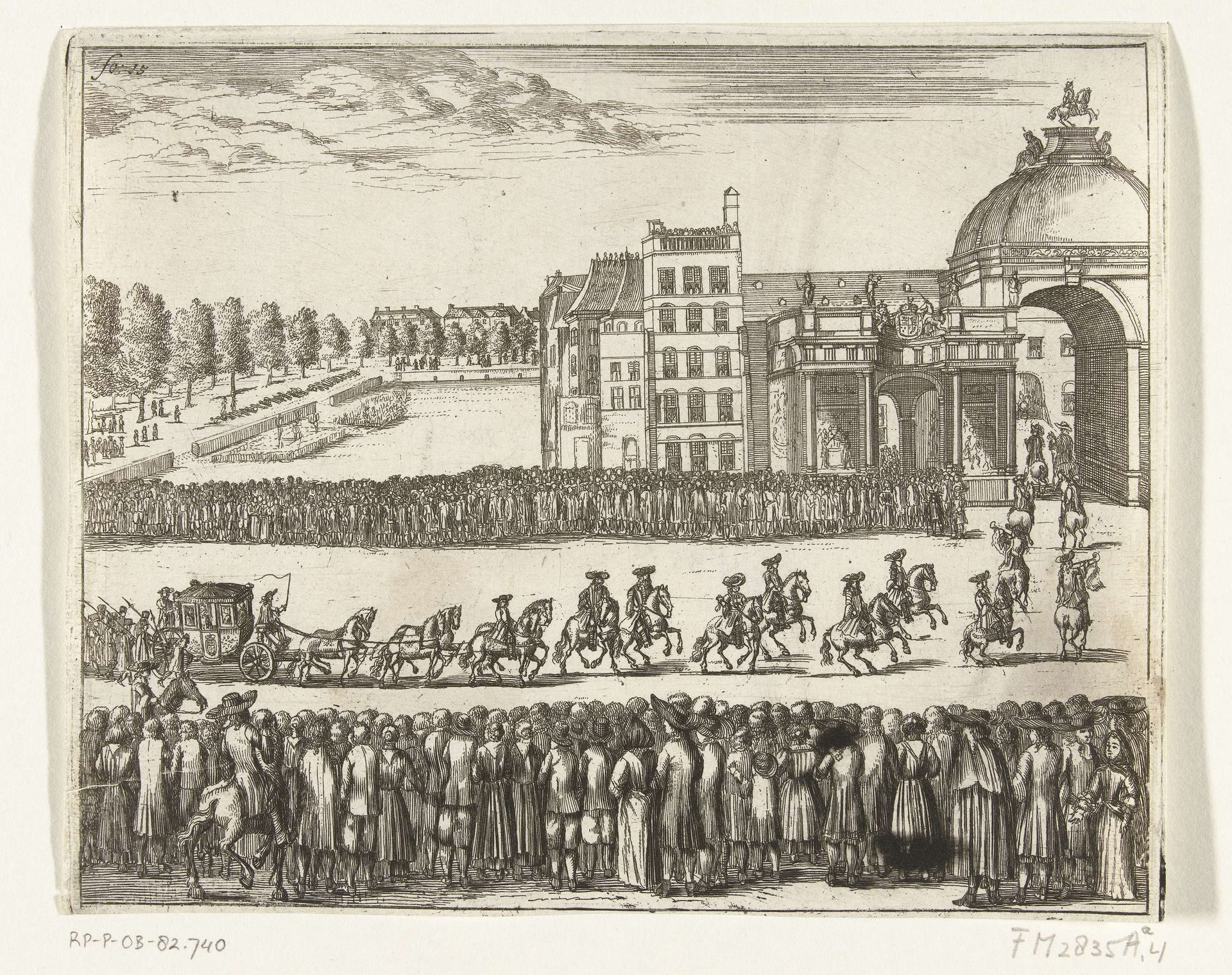 Intocht van koning Willem III te Den Haag, 1691 by Anonymous