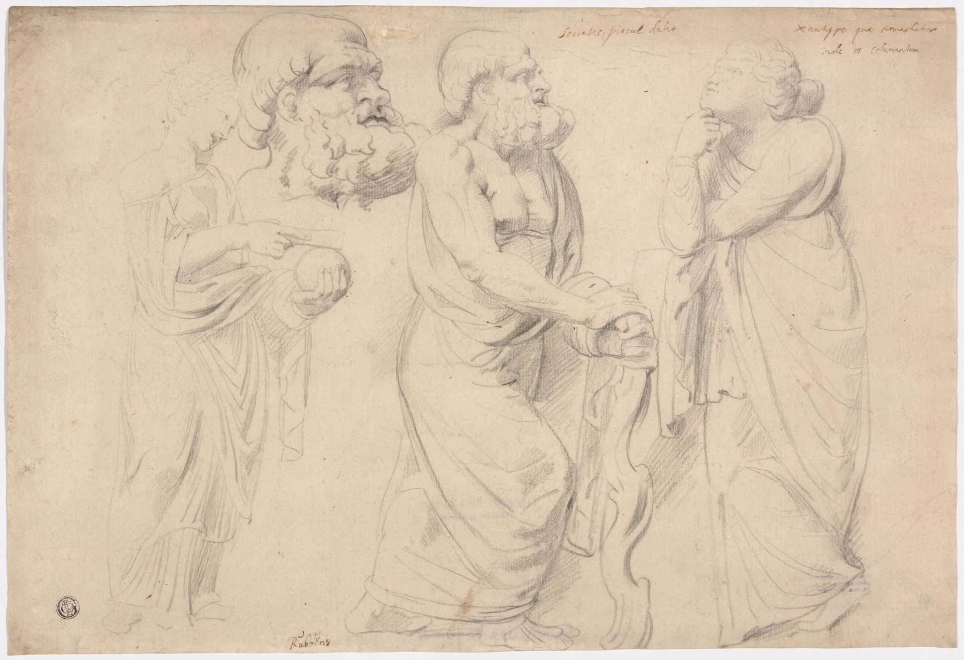 Studies of a Roman Sarcophagus by Peter Paul Rubens