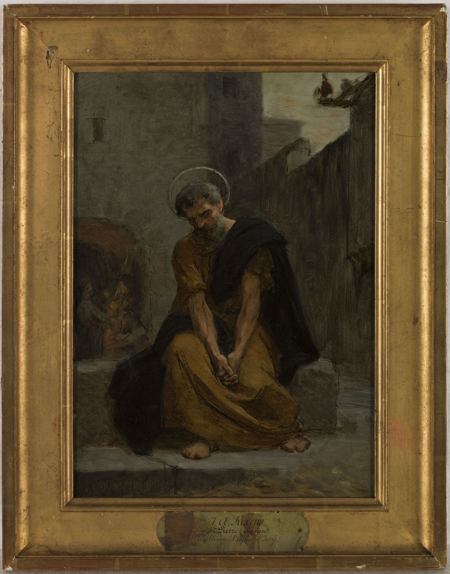 Le Repentir De Saint Pierre by Jean-André Rixens