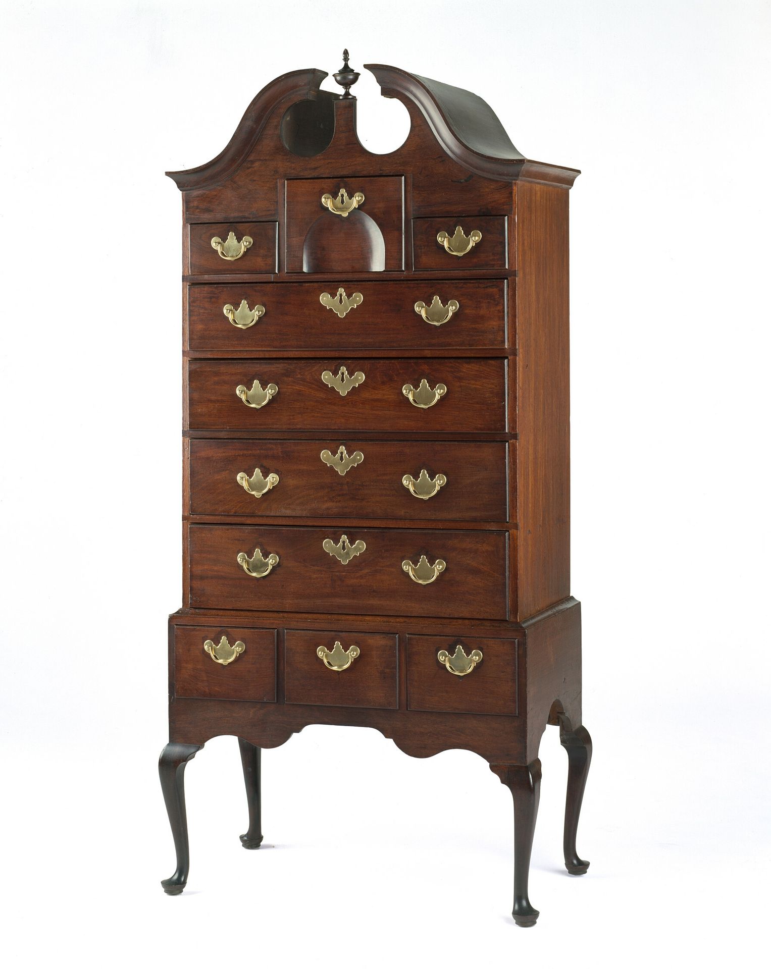High Chest of Drawers by Anonymous