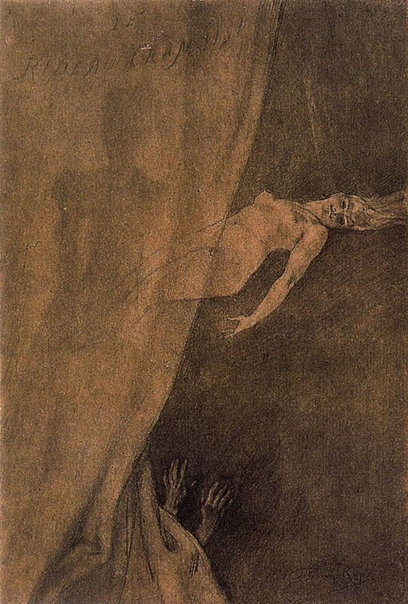 Illustration of 'Les Diaboliques' by Felicien Rops