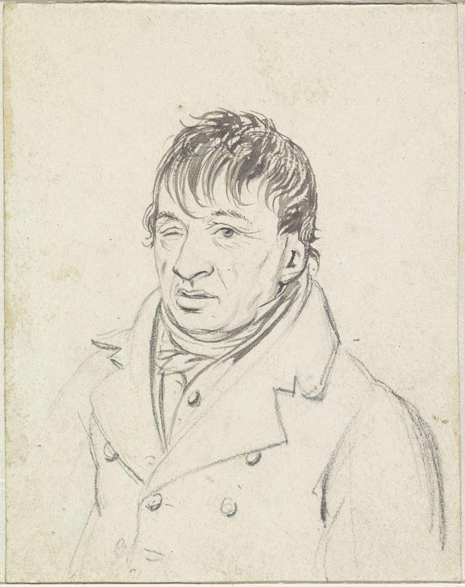 Portret van A. Pira by Hendrik Willem Caspari