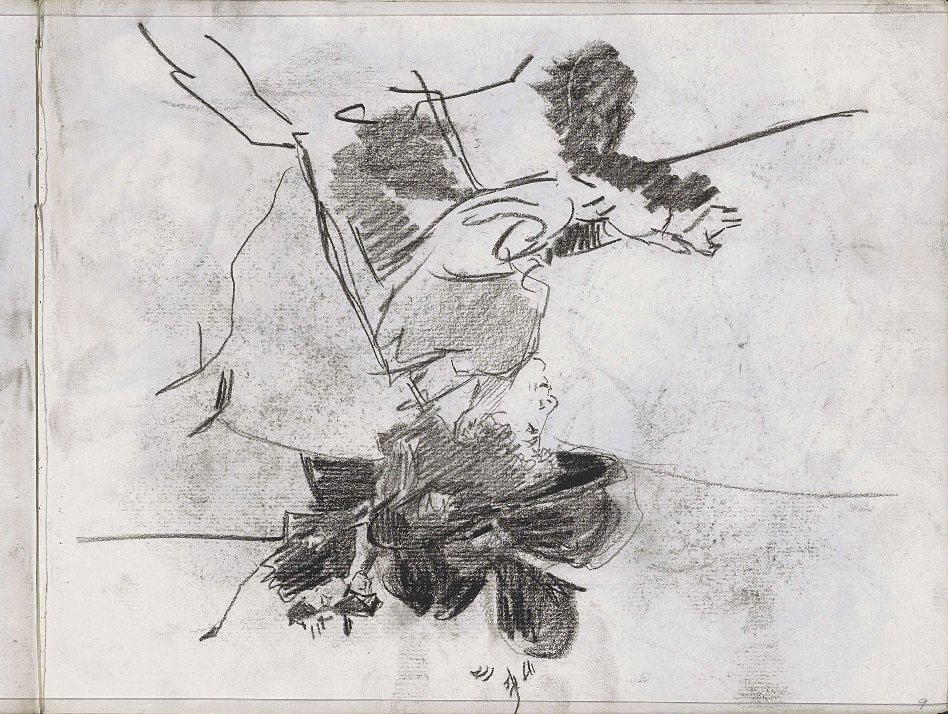 Vrouwen met hoeden, mogelijk op een theaterbalkon by Isaac Israels