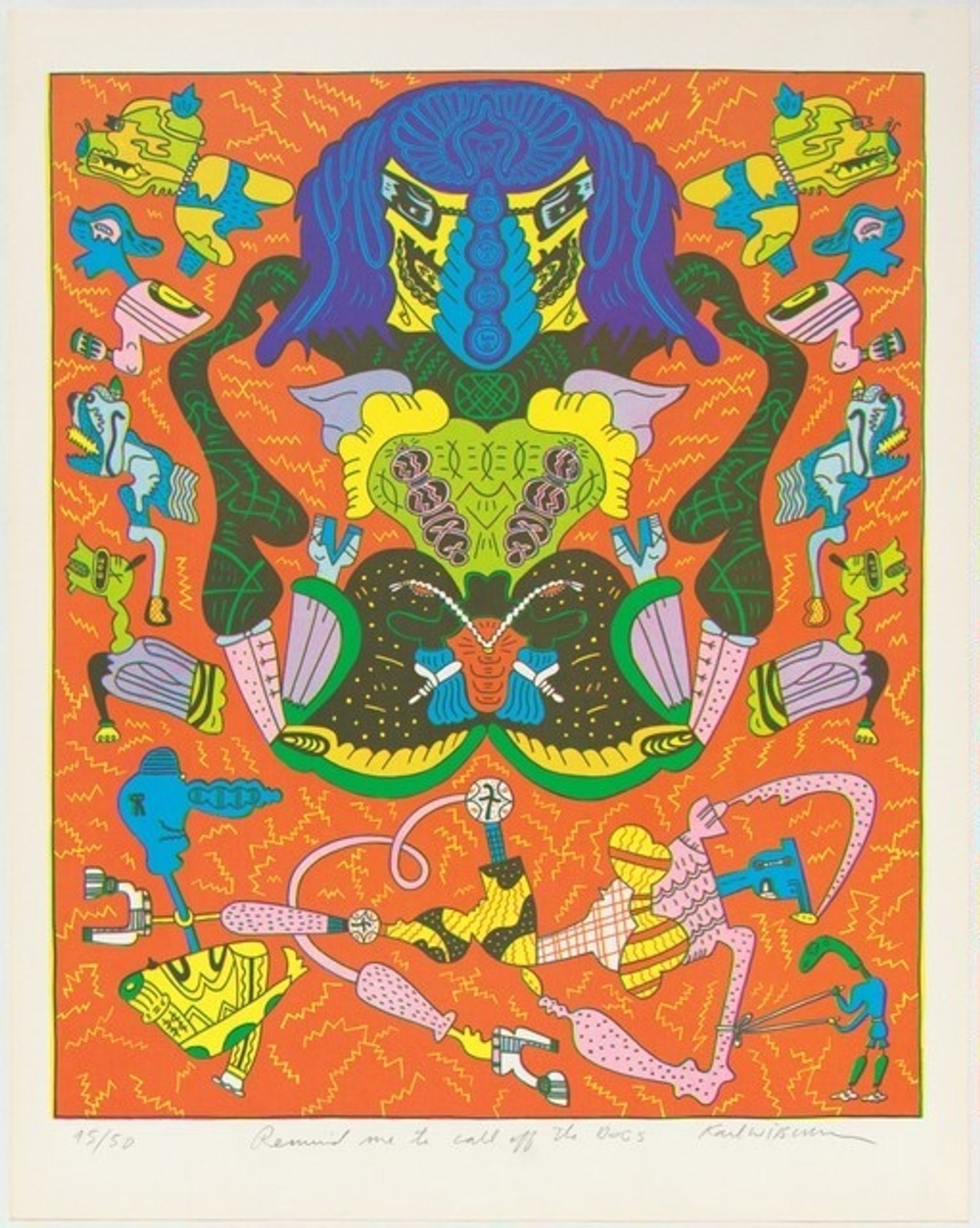 Remind Me to Call Off the Dogs by Karl Wirsum