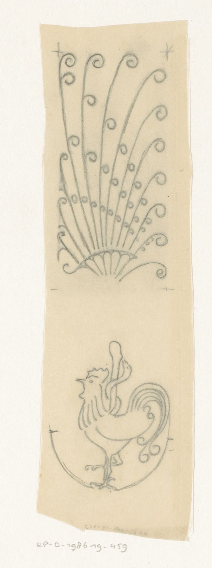 Ontwerp voor een titelhoofd van: Arcadia, letterkundig maandblad voor dames by Reinier Willem Petrus de (1874-1952) Vries
