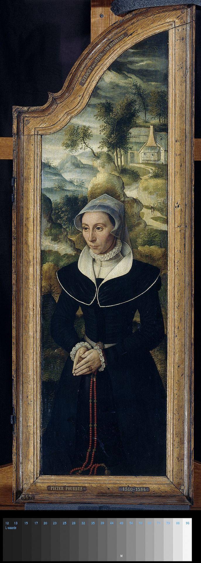 Wing of a Triptych with the Portrait of Elisabeth Canneel by Anonymous