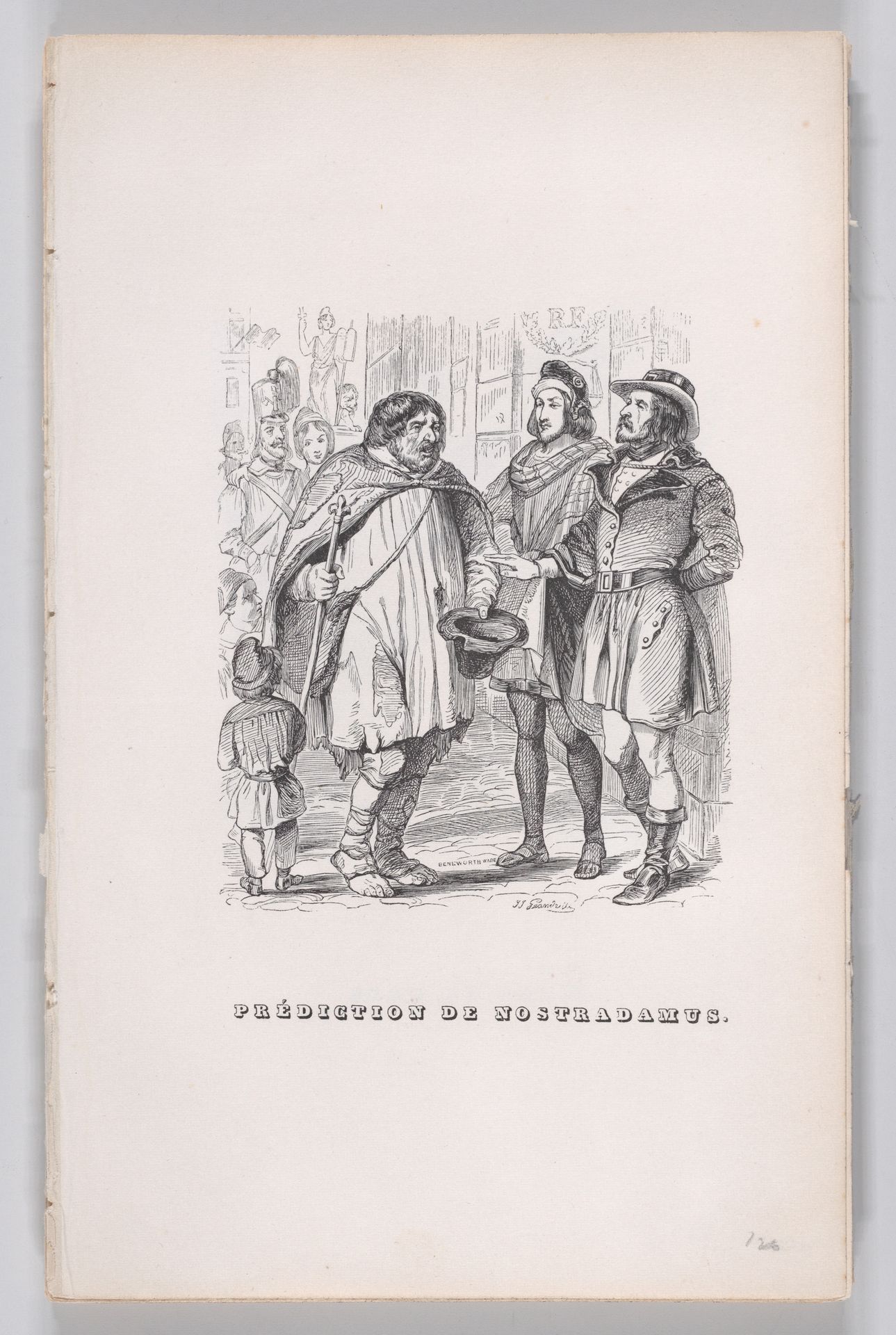"Prediction of Nostradamus" from The Complete Works of Béranger by J. J. Grandville