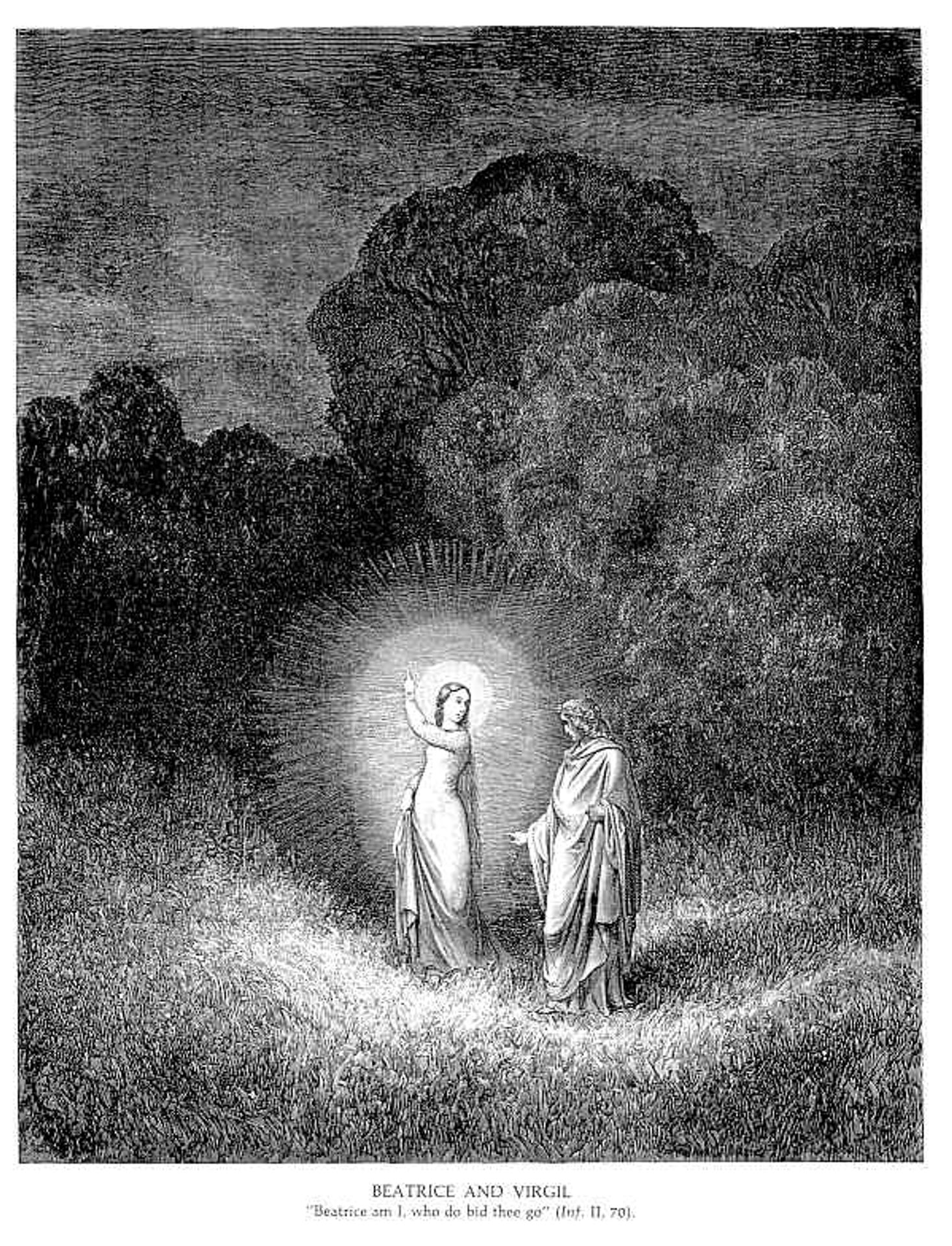 Beatrice & Virgil by Gustave Dore