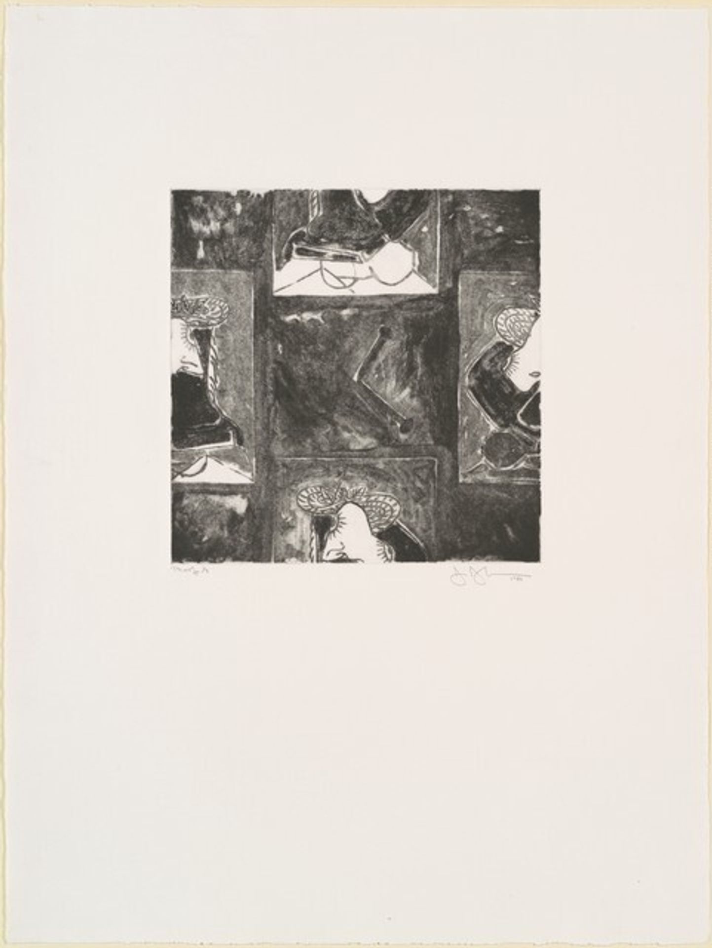 Untitled (proof  1/3) by Jasper Johns