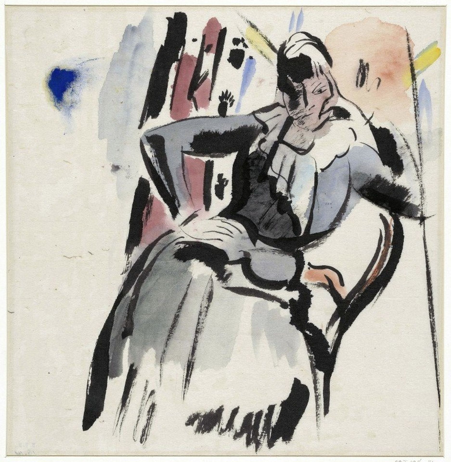 Zittende vrouw by Rik Wouters