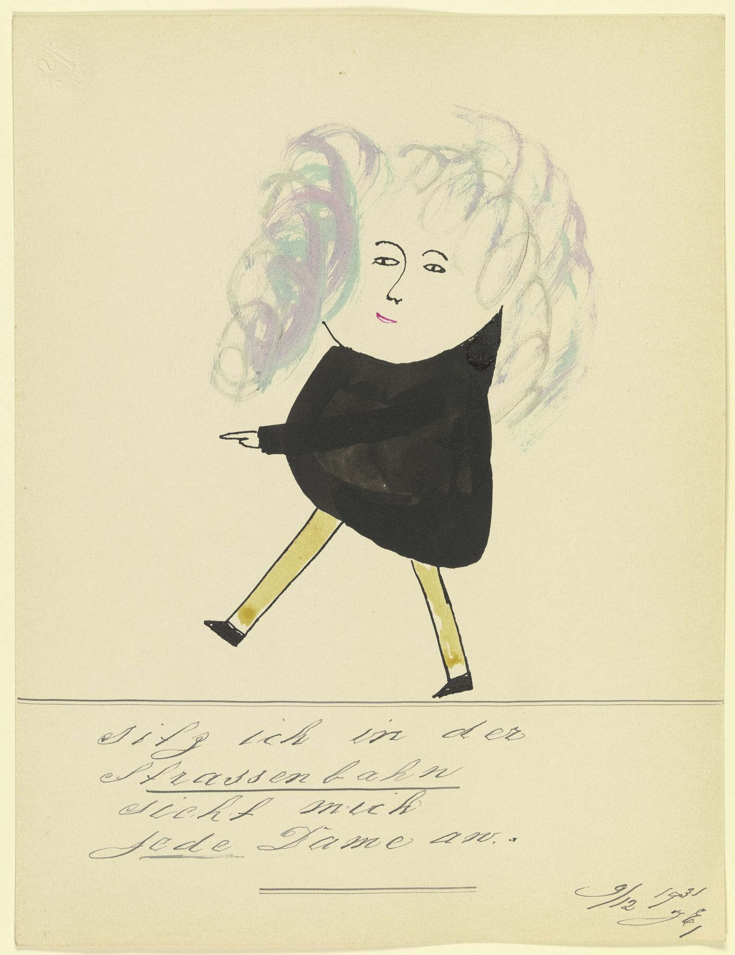 15166 („Sitz ich in der Strassenbahn …“) by John Elsas
