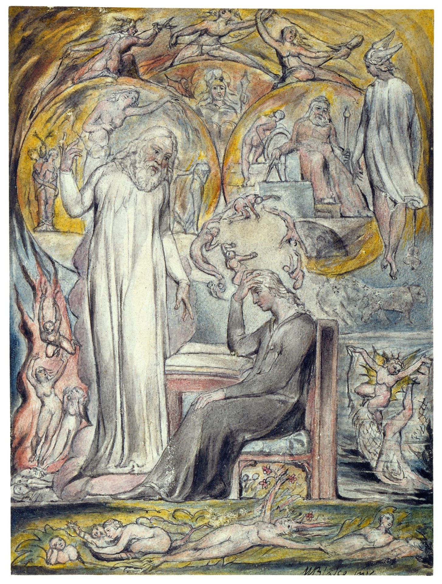 The Spirit of Plato by William Blake