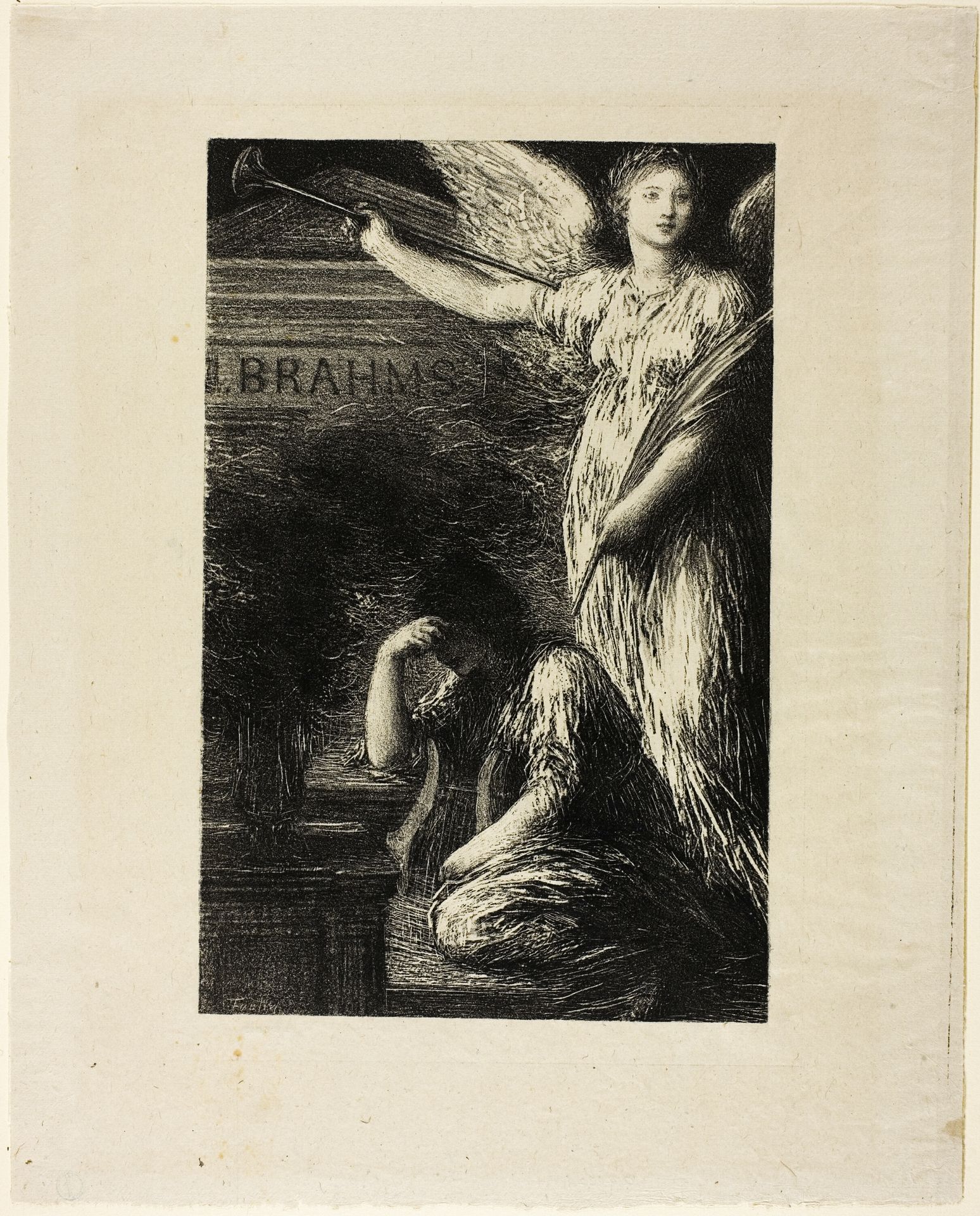 To J. Brahms by Henri Fantin-Latour