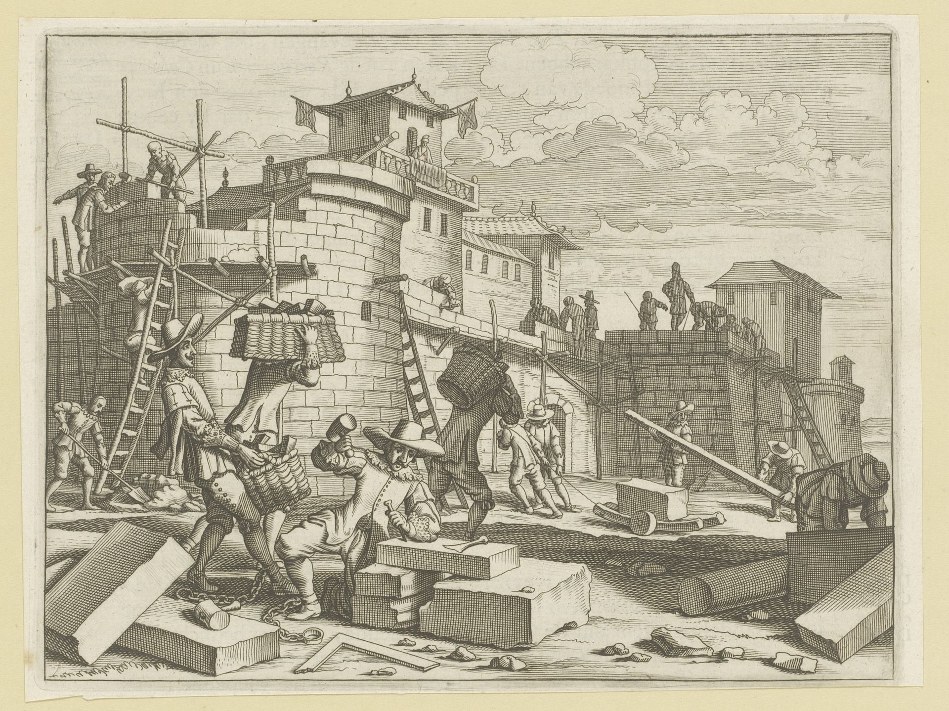 Opbouwen van een stad by Anonymous