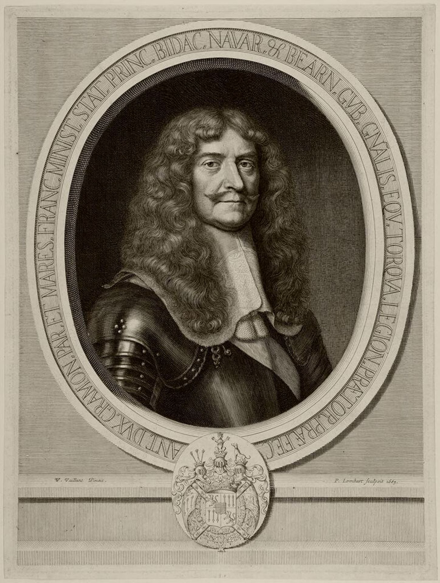 Antoine, Duc de Gramont by Pierre Lombart