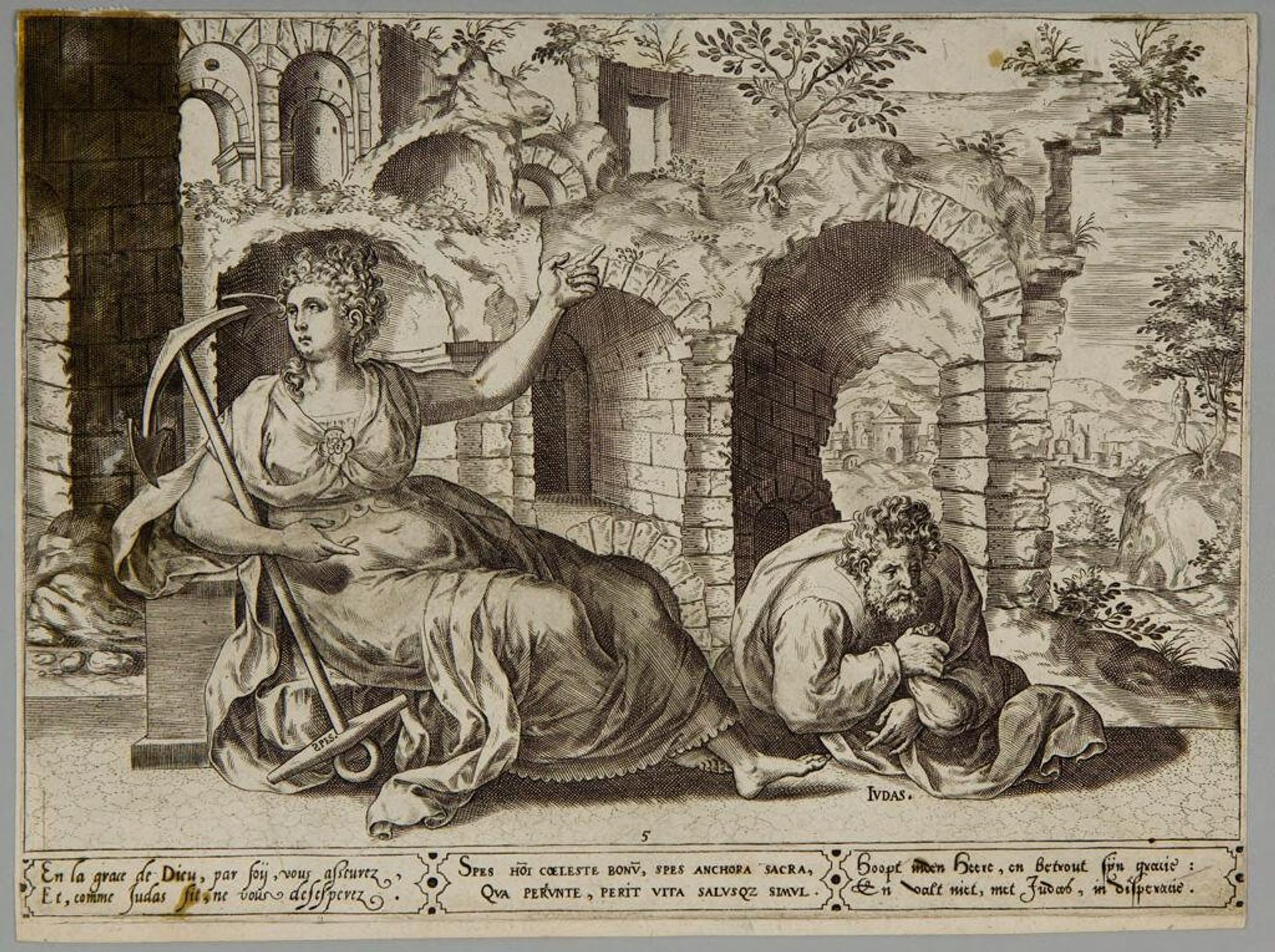 Allegory of Hope, with Judas Iscariot by Anonymous