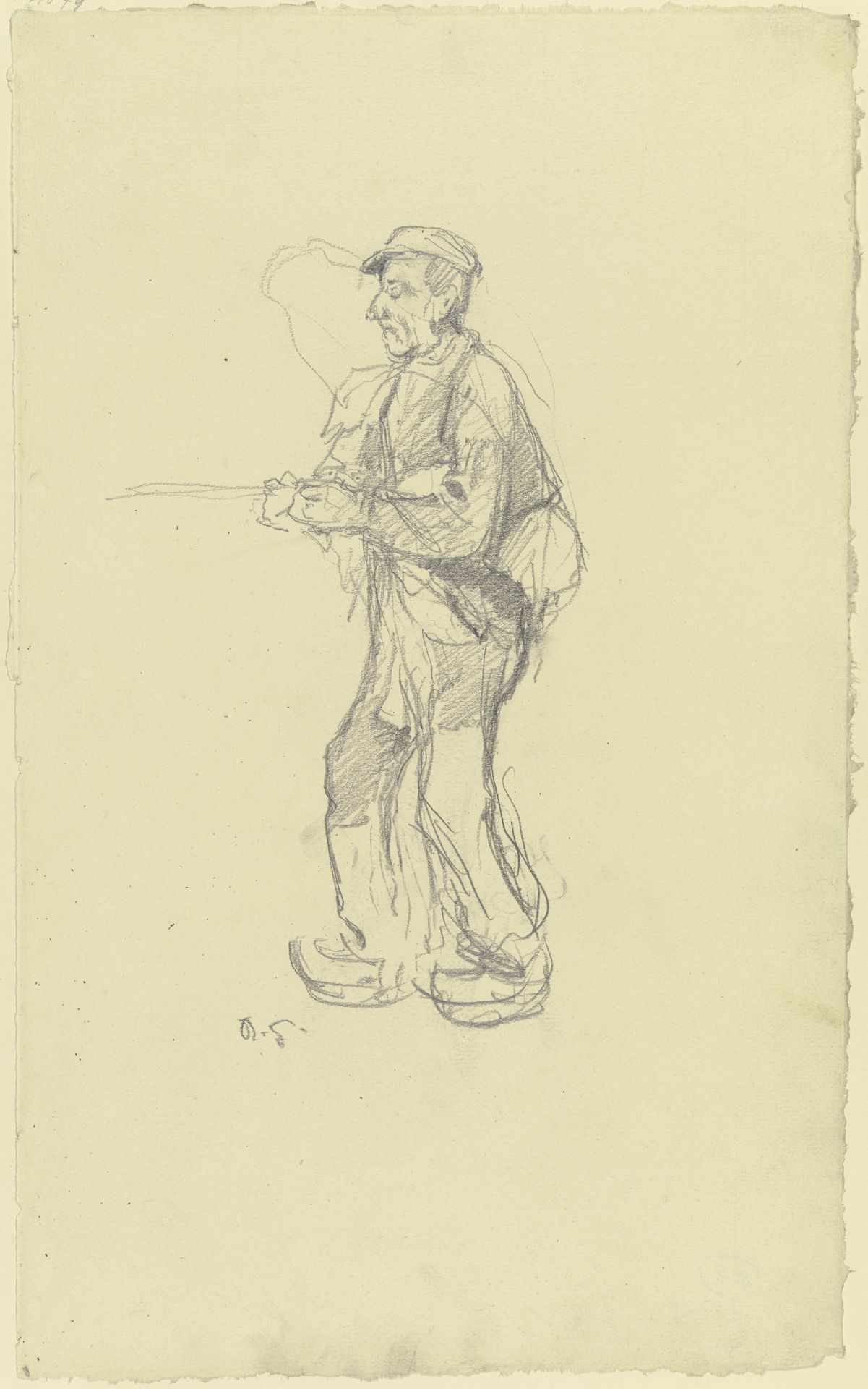 Ein Arbeiter aus der _Großen Spinnerei von Edam_ by Rudolf Gudden