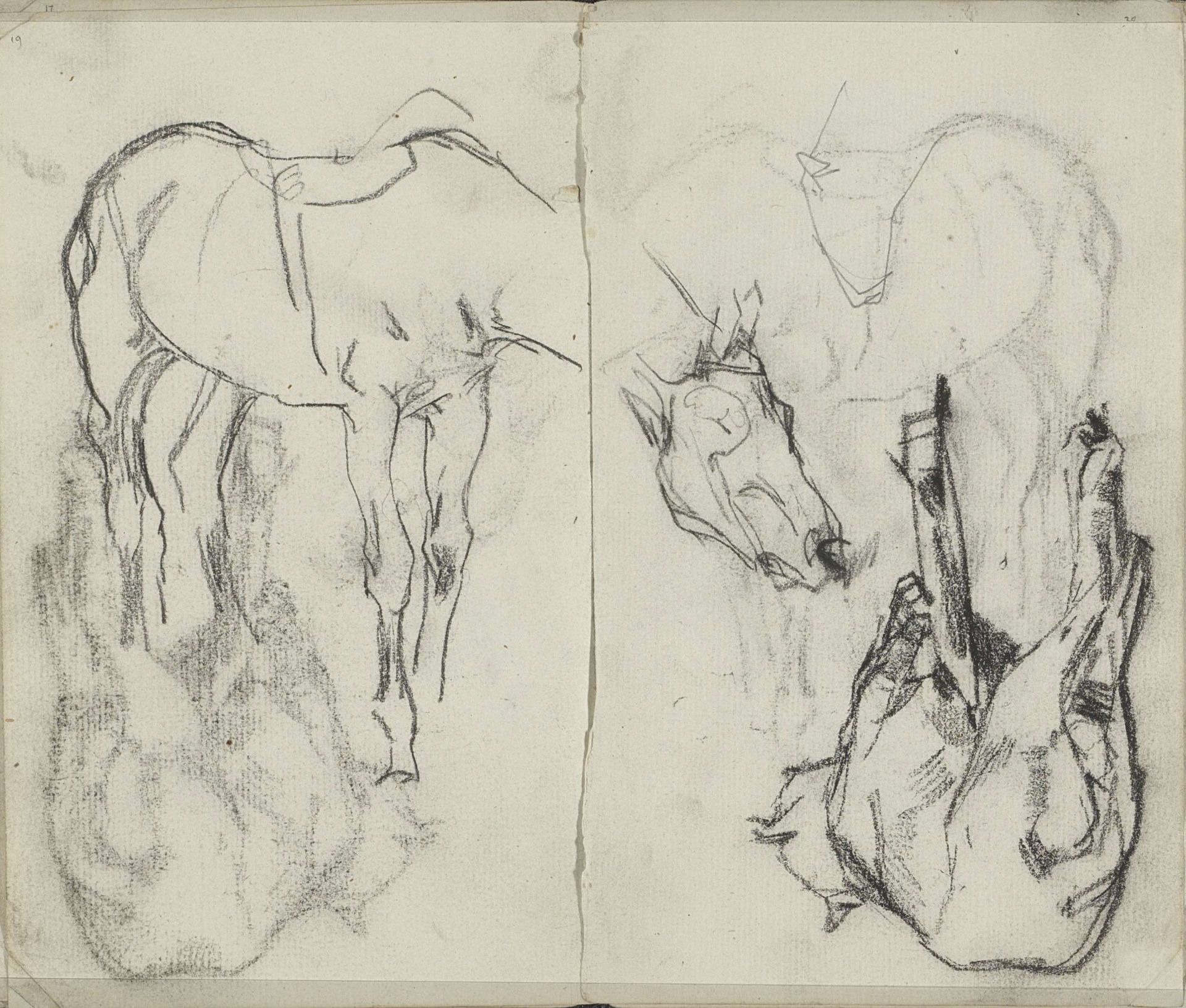 Paarden by George Hendrik Breitner