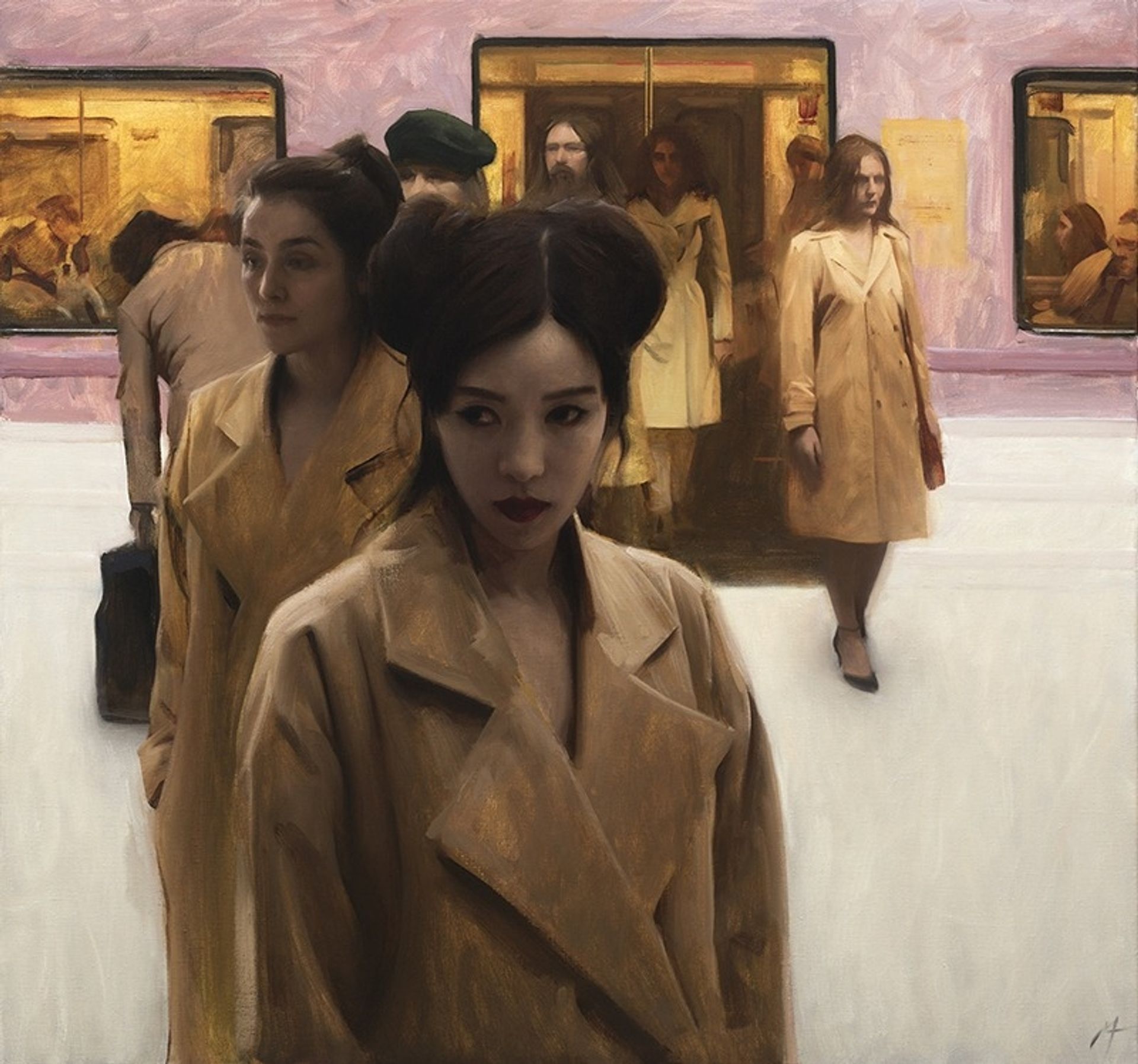 Subway geisha by Nick Alm