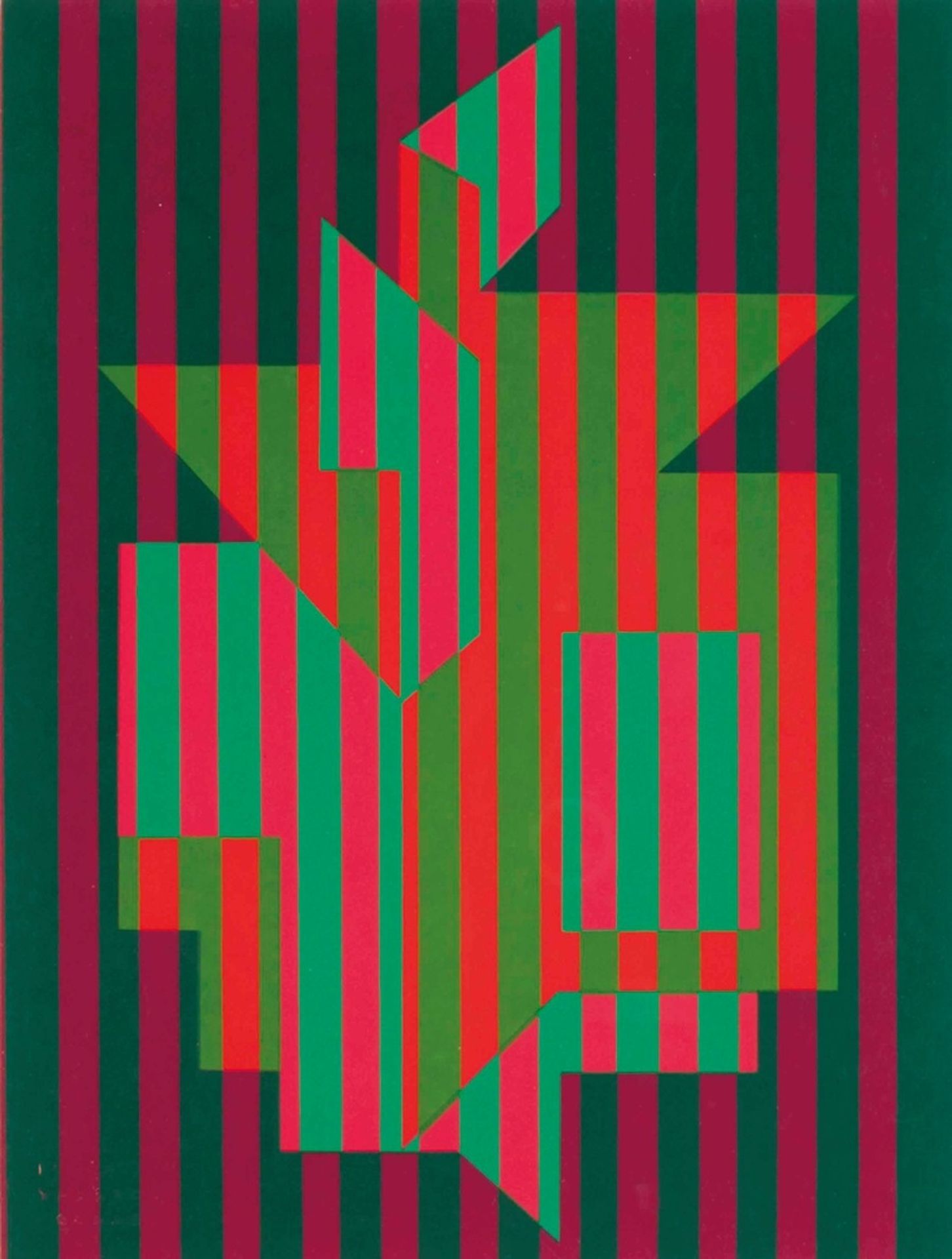 Abstract composition by Victor Vasarely