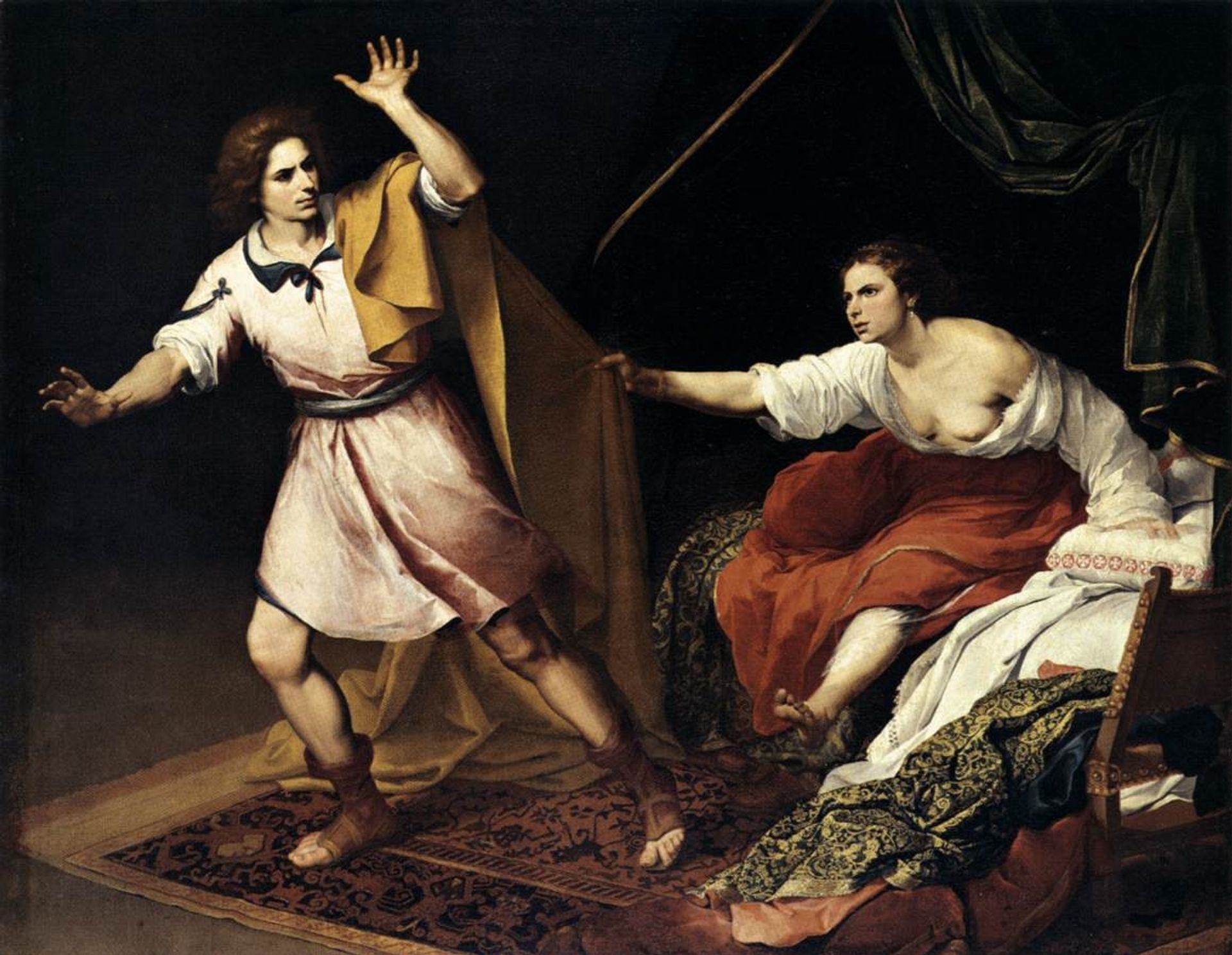 Joseph and Potiphar's Wife by Bartolomé Estebán Murillo