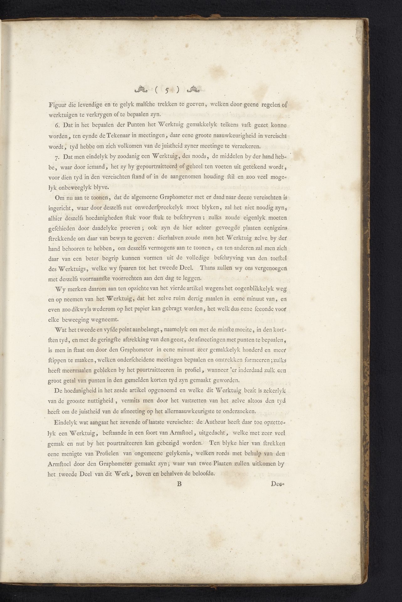 Beschrijving van het nut van de grafometer, pagina 5 van 10 by Antoine George Eckhardt