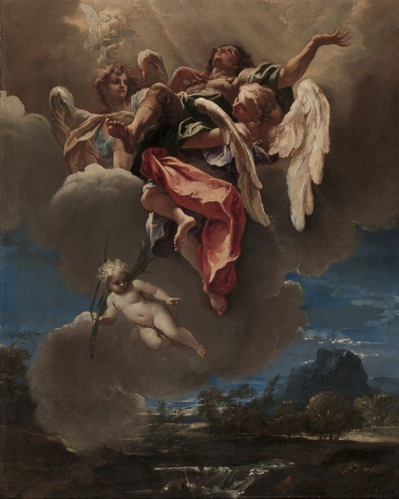 Study for ‘An Apotheosis of a Saint’ by Sebastiano Ricci